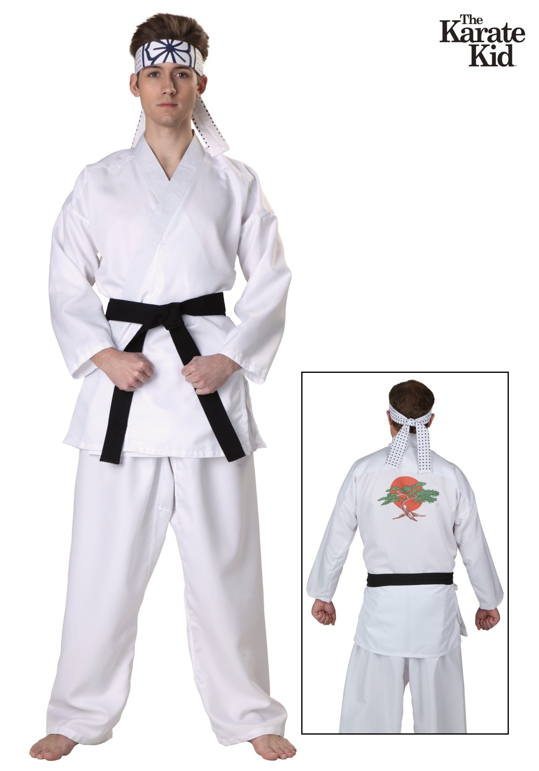 Men's Karate Kid Plus Size Daniel San Costume