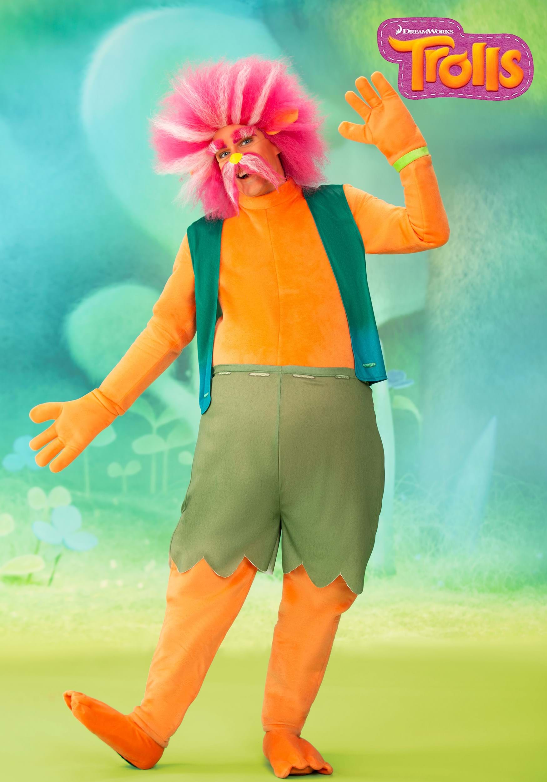 King Peppy Trolls Men's Costume