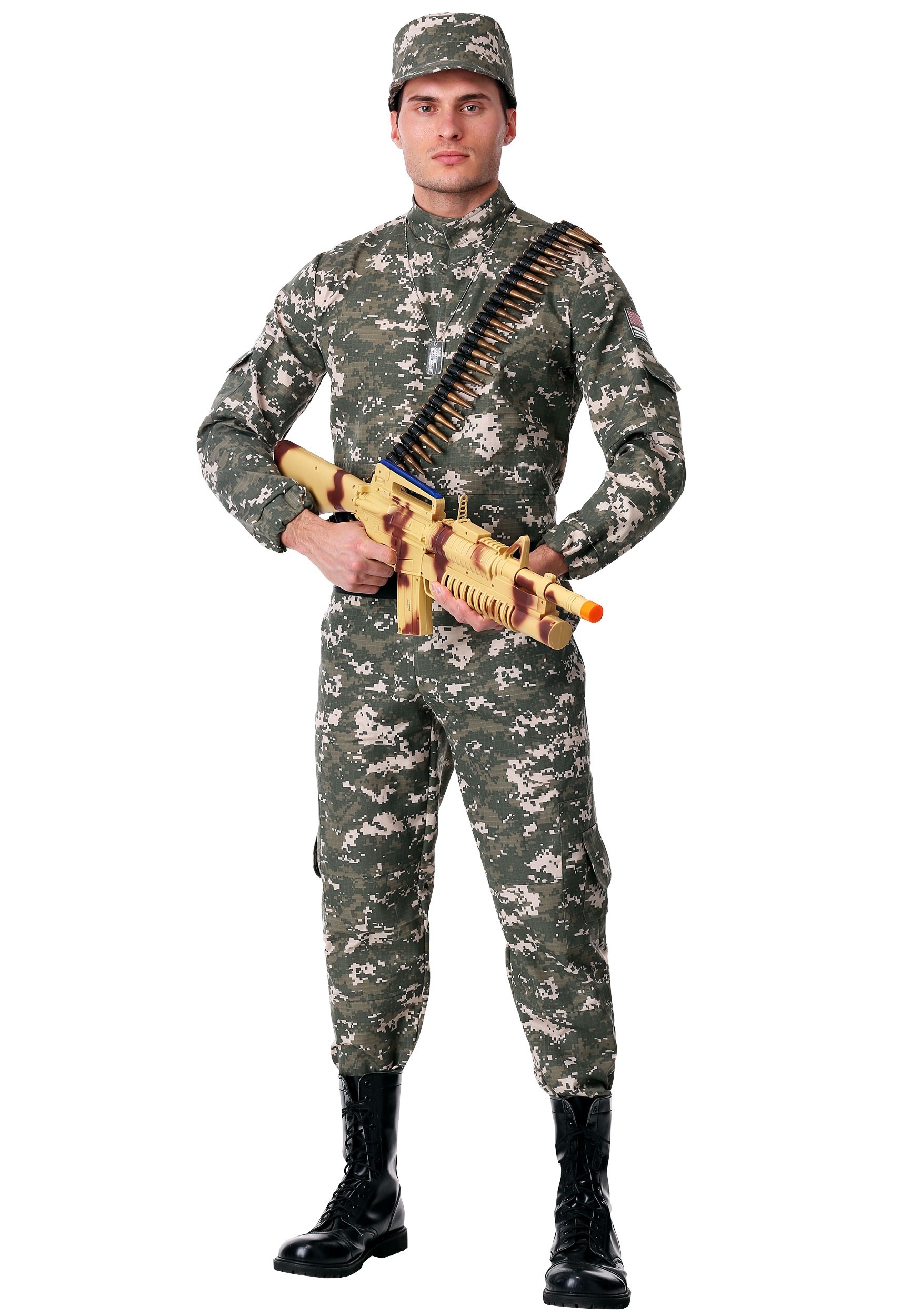 Men’s Modern Combat Soldier Costume