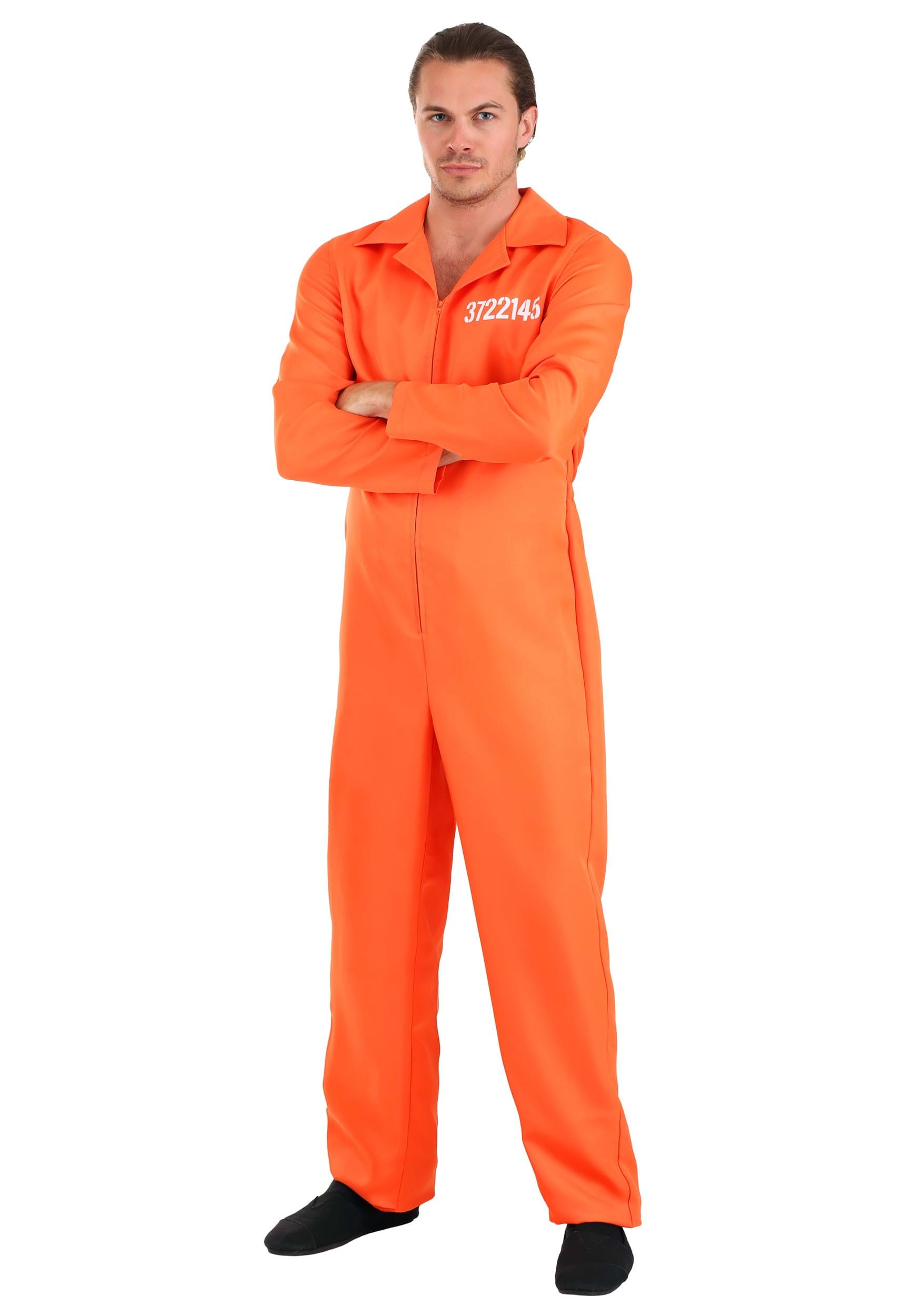 Men’s Prison Orange Jumpsuit