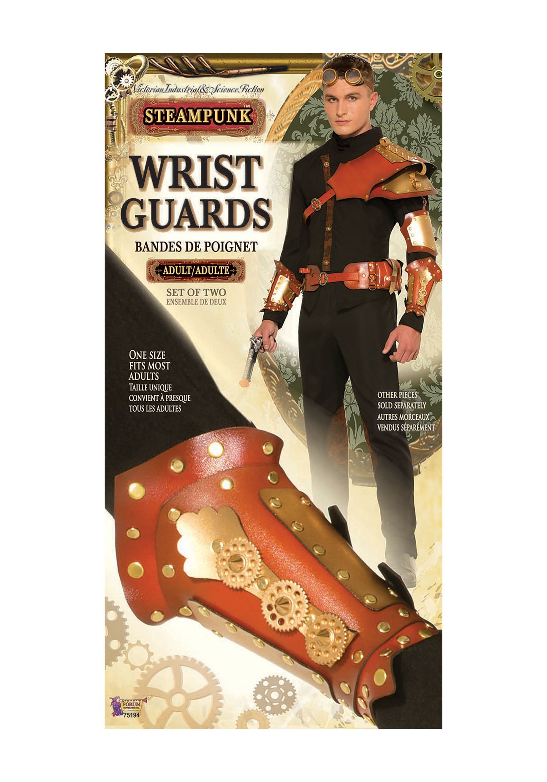 Men’s Steampunk Wrist Guards Accessory