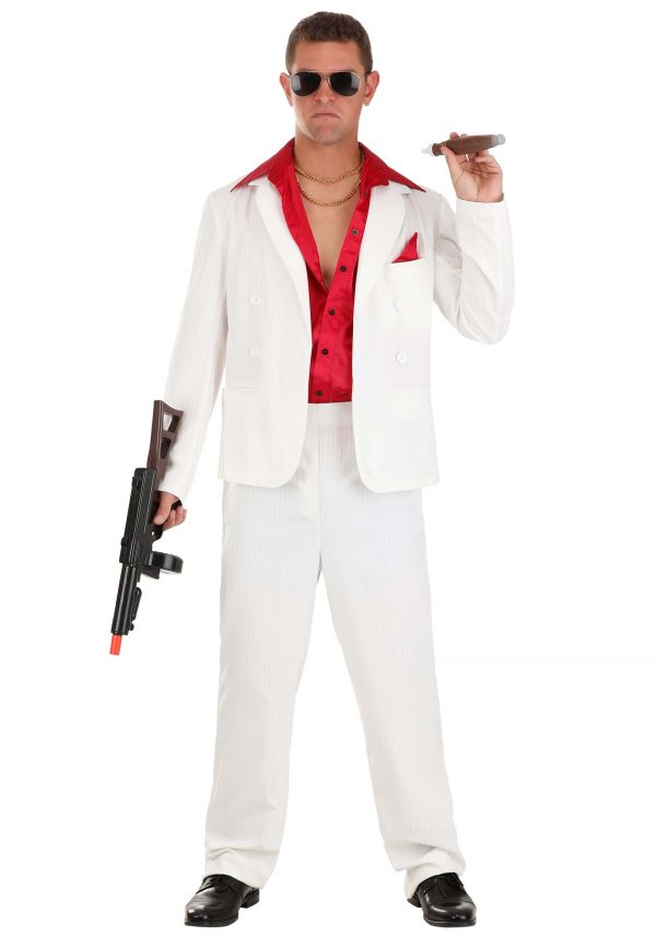 Men's Suave 80s Gangster Costume