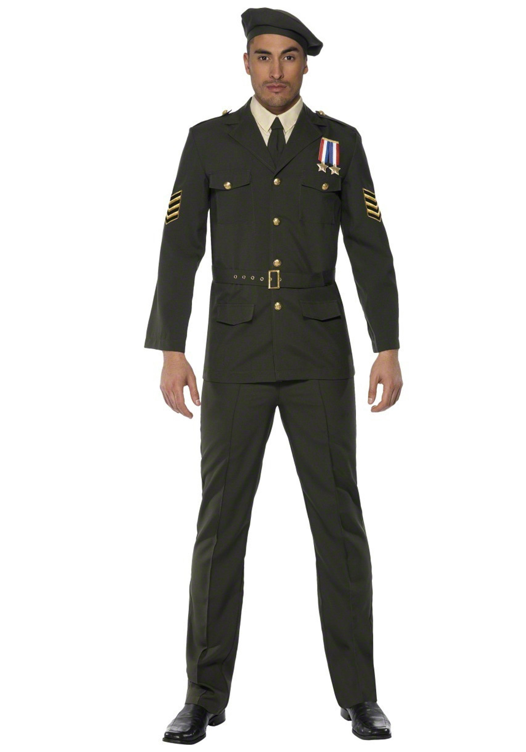 Men's Wartime Officer Costume
