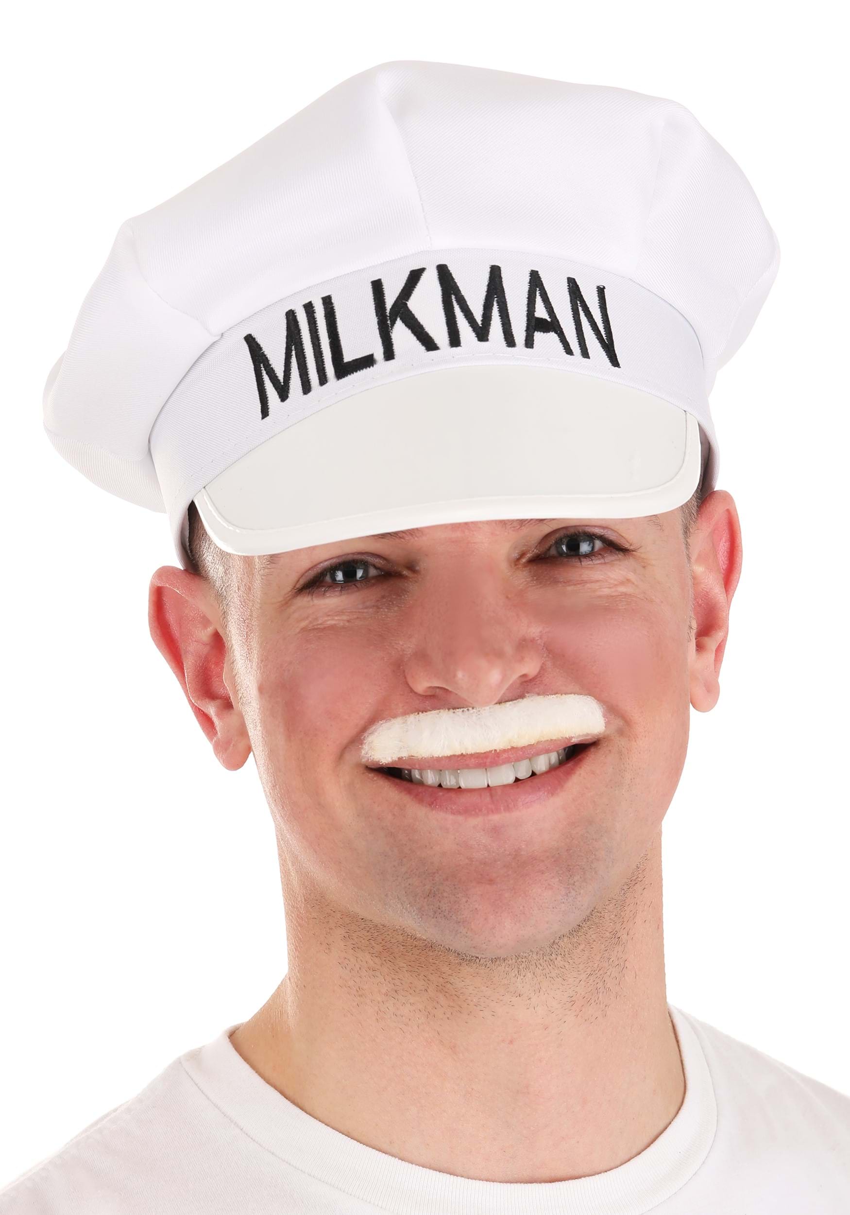 Milkman Hat and Mustache Kit