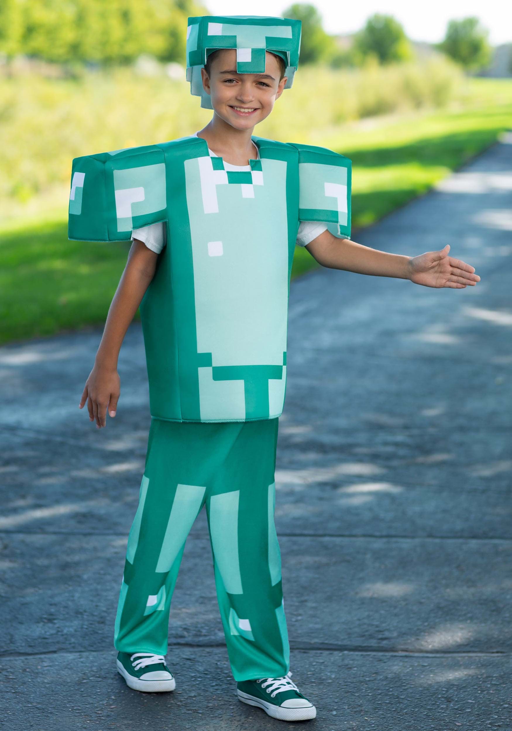 Deluxe Minecraft Armor Kid's Costume