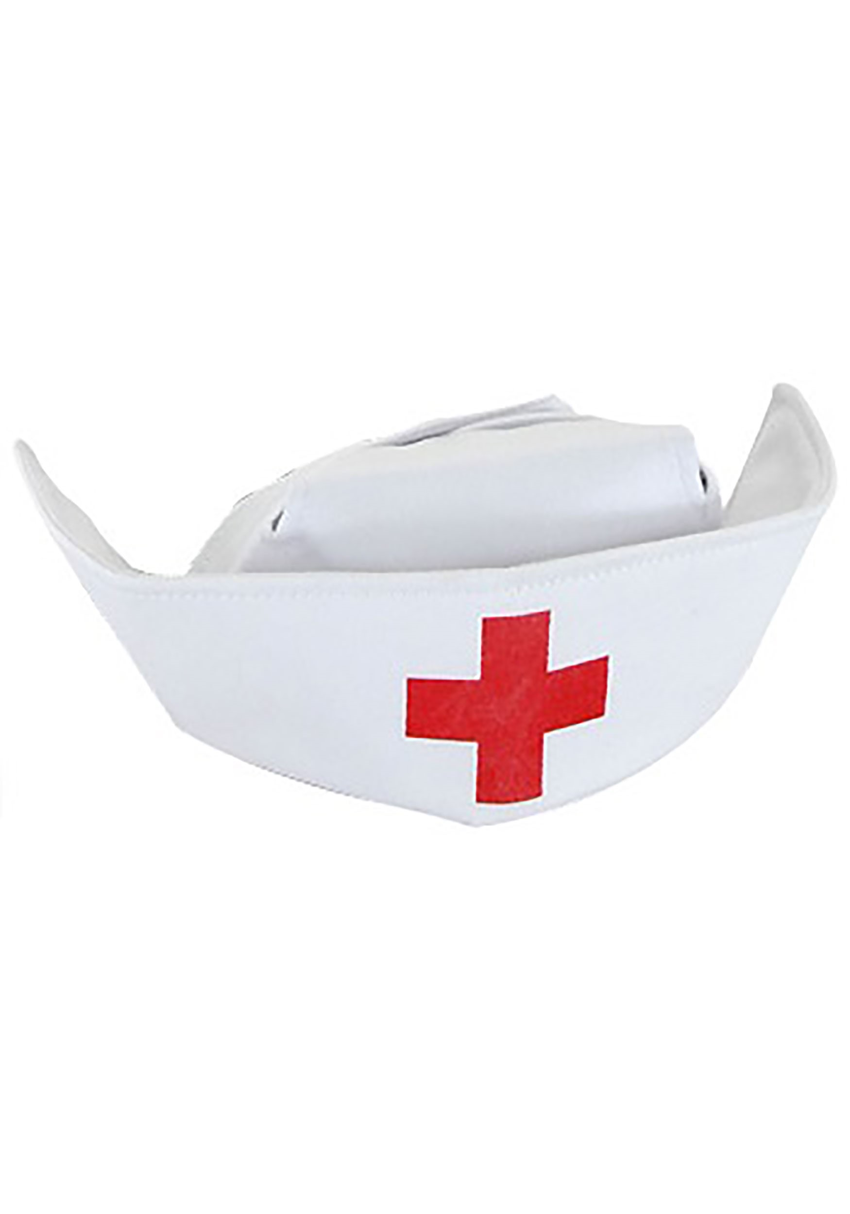 Women’s White Nurse Costume Cap
