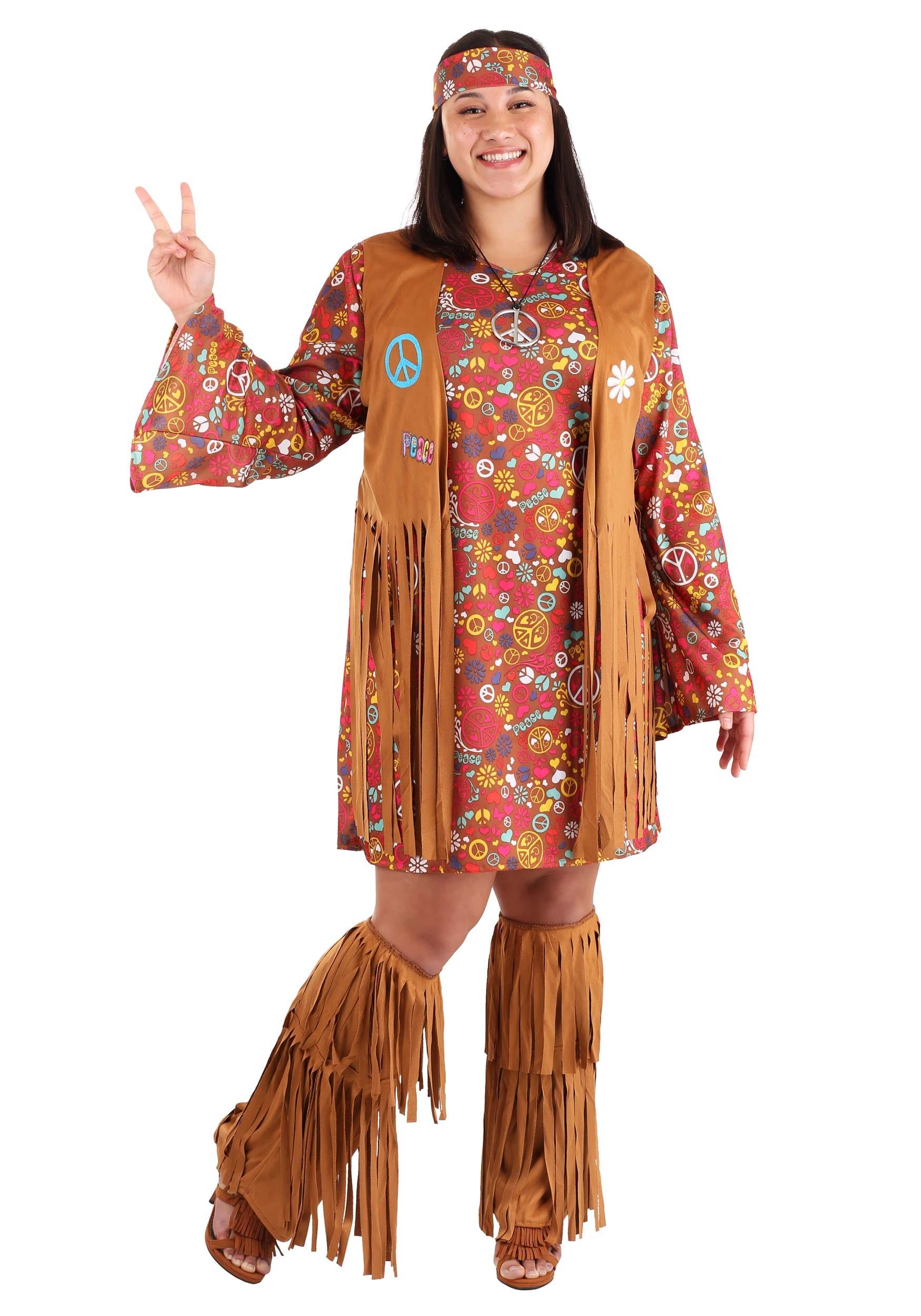 Peace & Love Plus Size Costume for Women