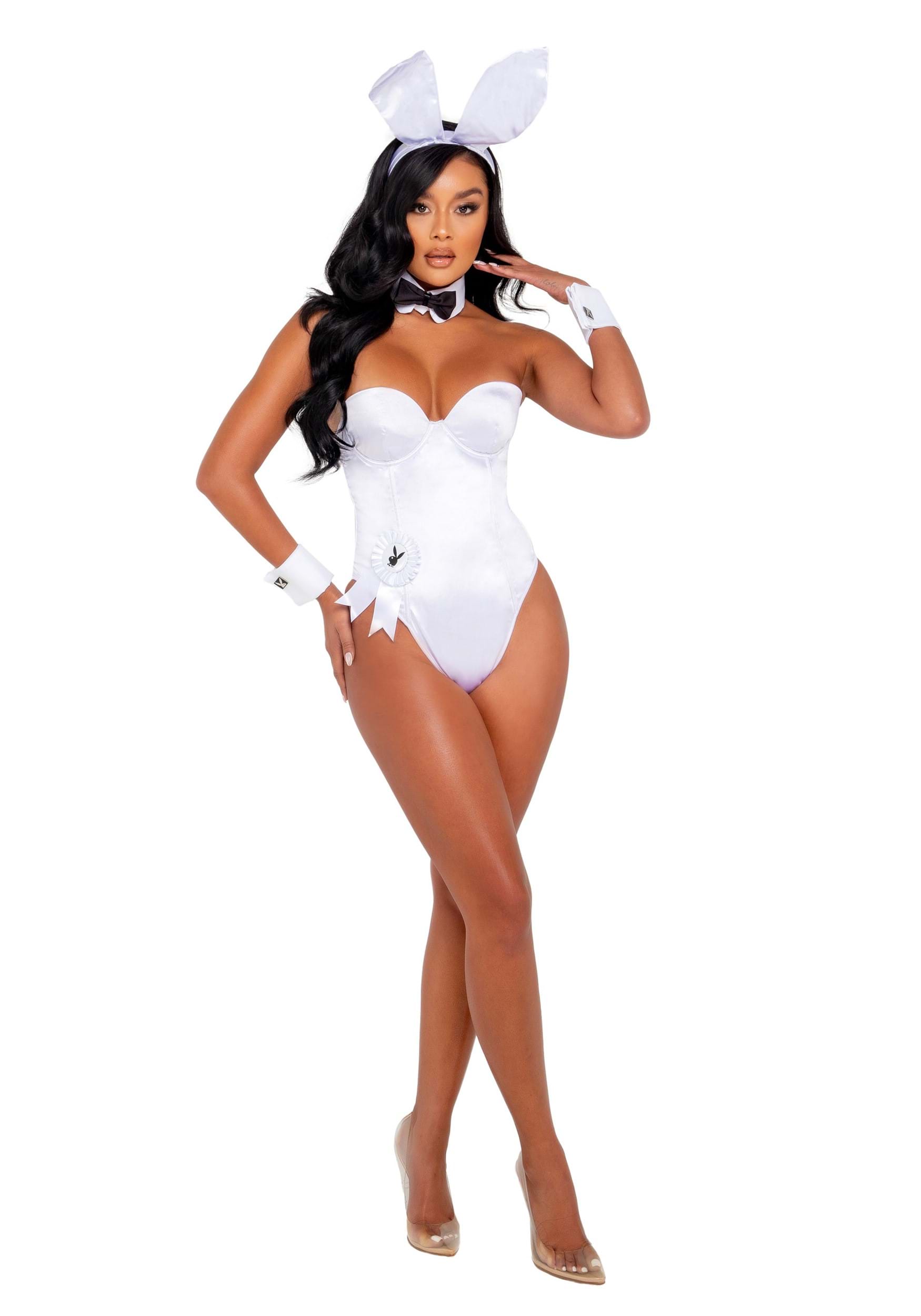 Women’s Playboy White Bunny Costume