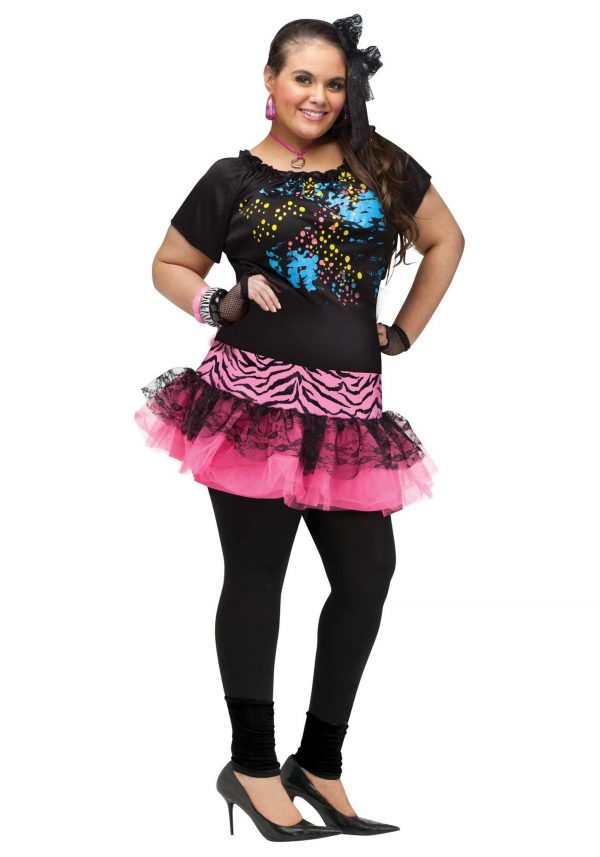 Plus Size 80s Pop Party Costume