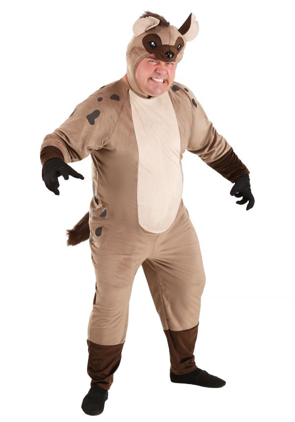 Plus Size Adult's Hyena Costume