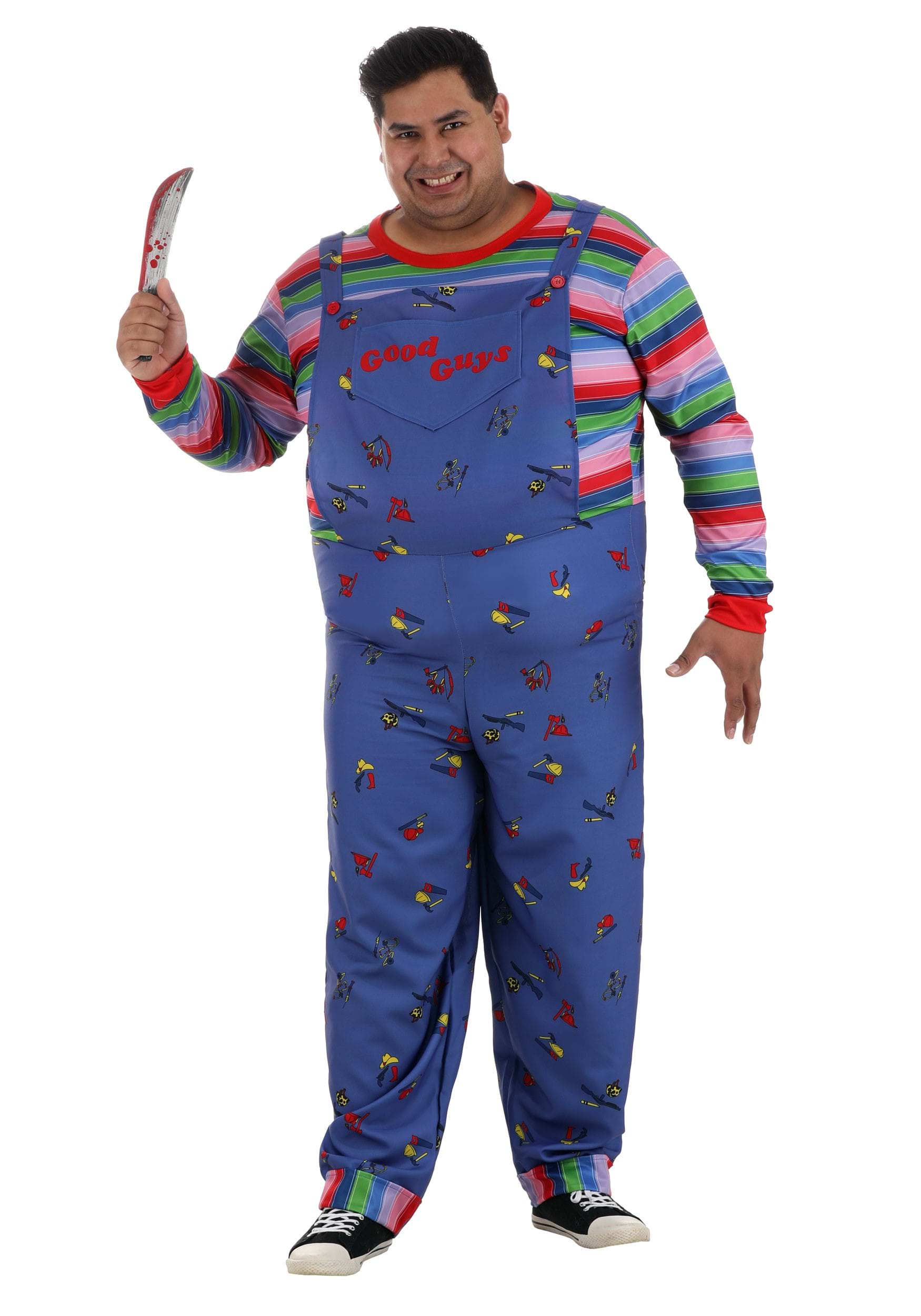 Plus Size Men Child's Play Chucky Costume