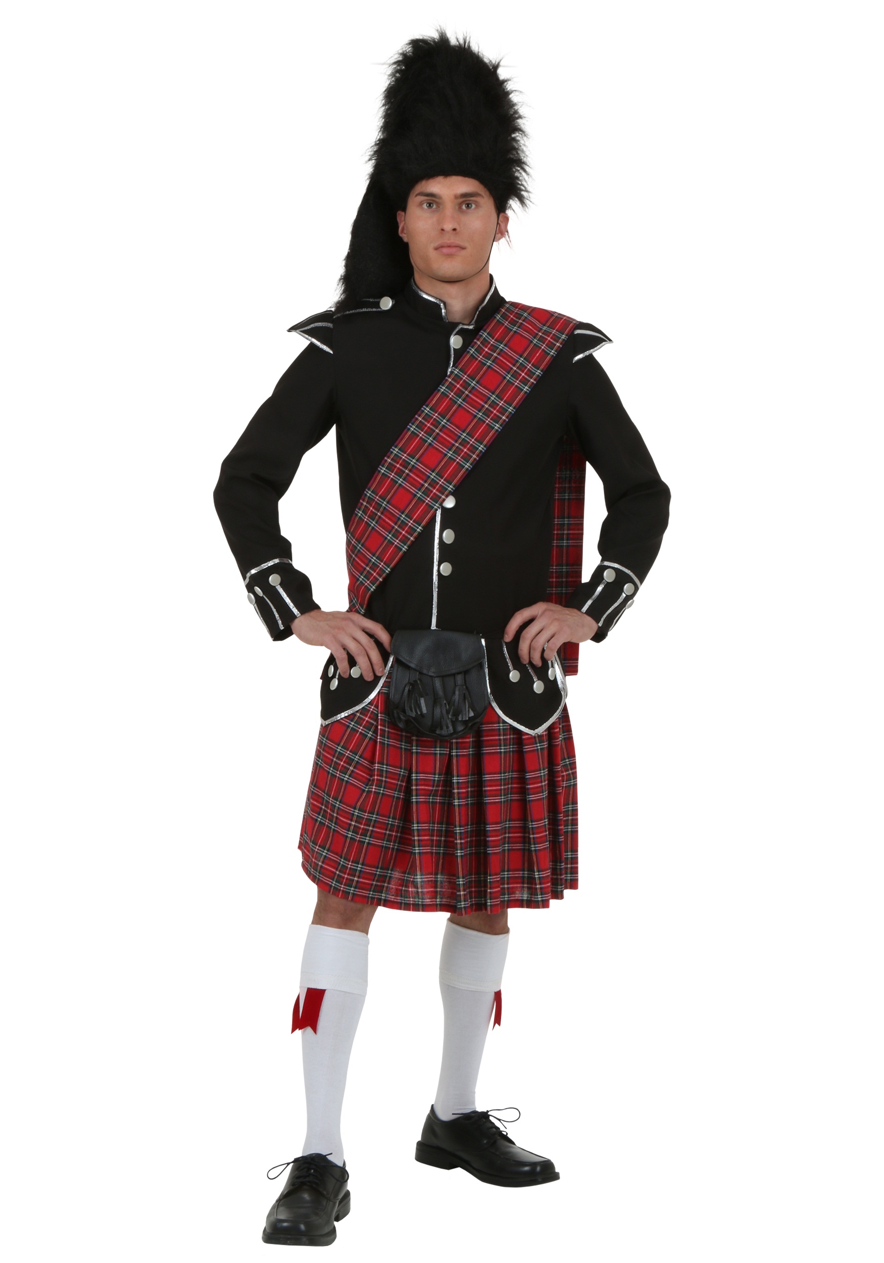Men's Plus Size Scottish Costume