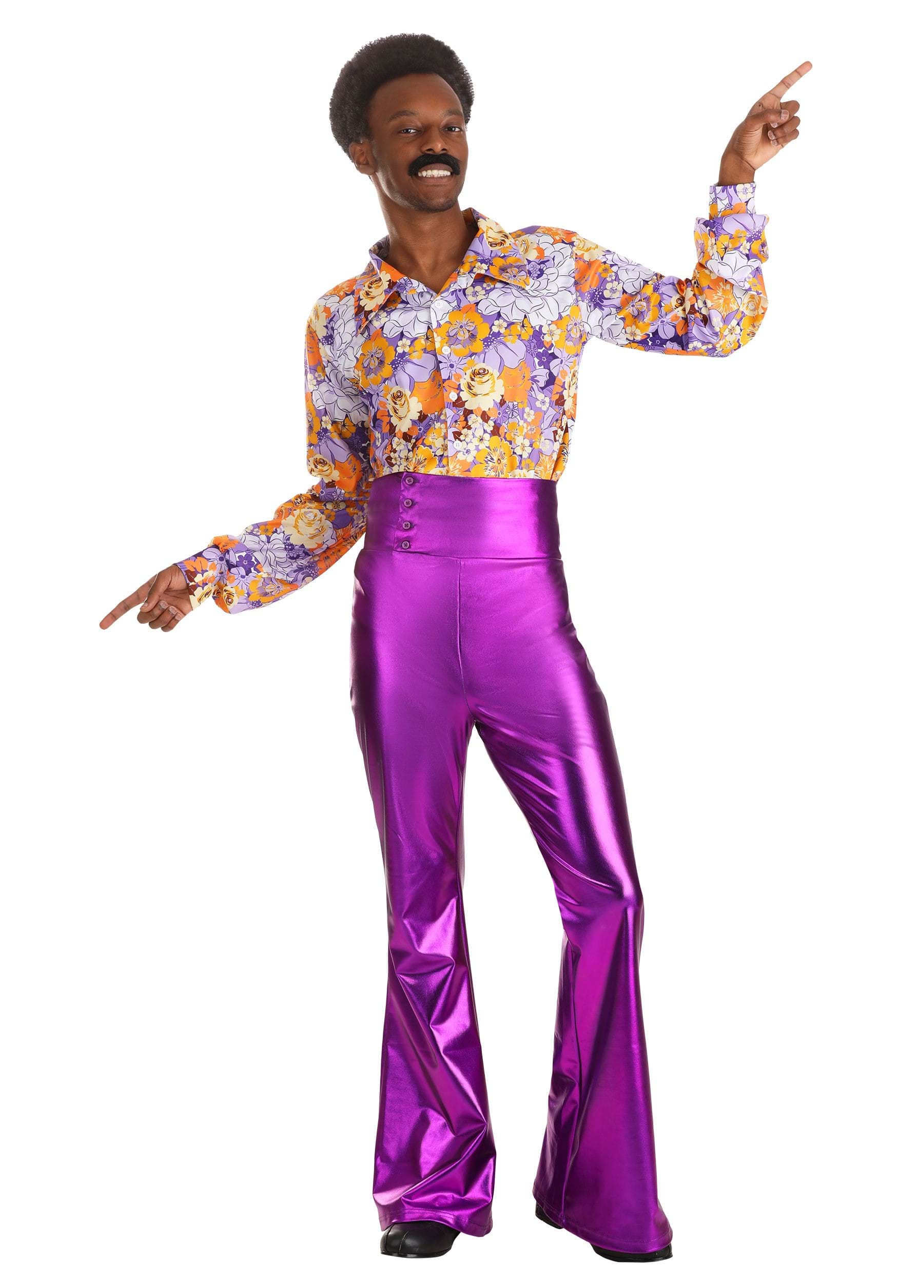 Purple Power Disco Men’s Costume