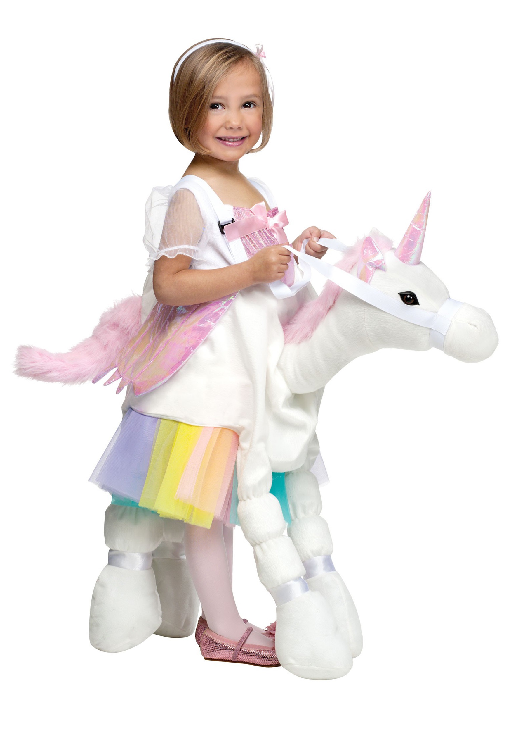 Girl's Ride A Unicorn Costume