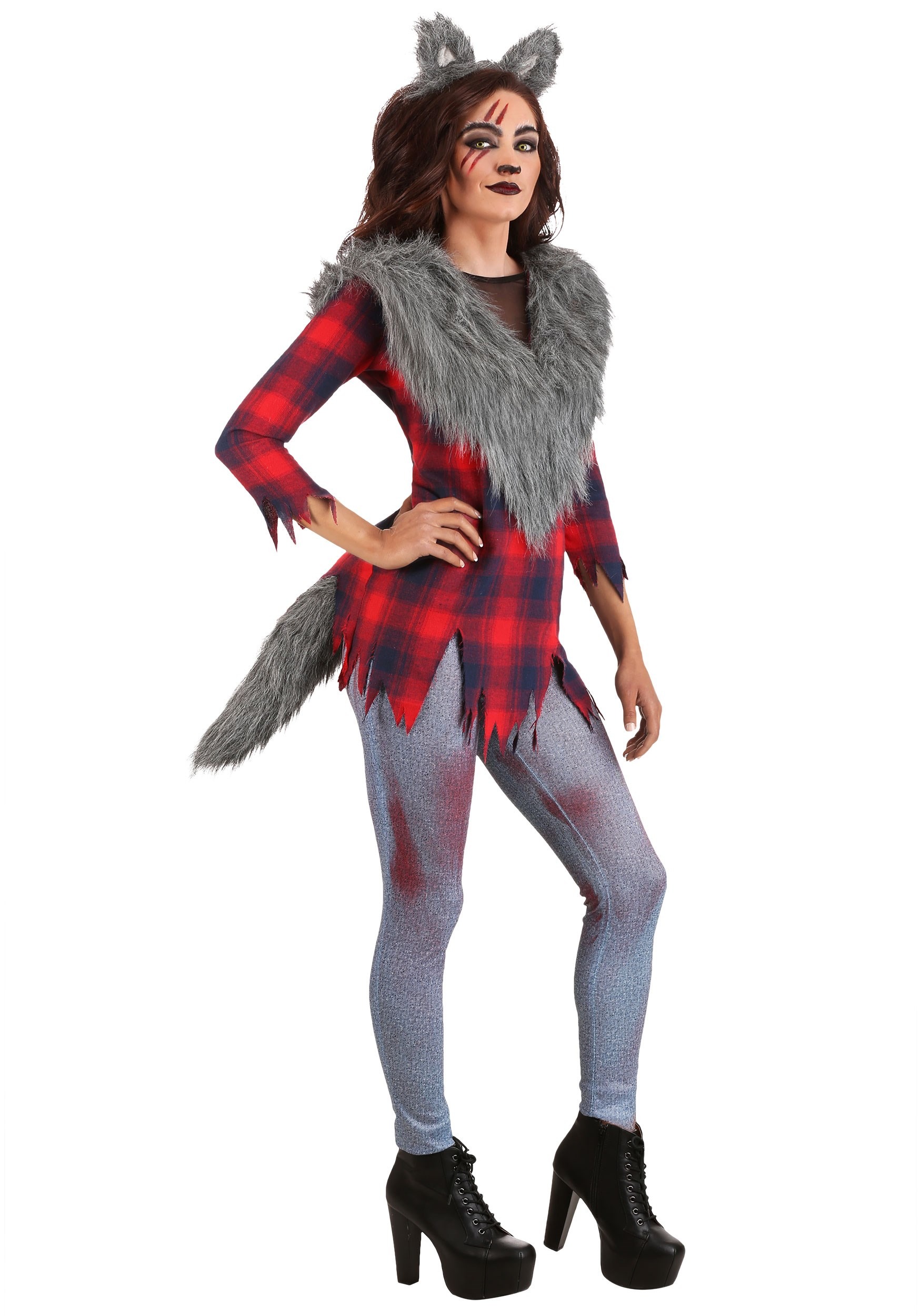 Women’s Plus Size Ruff and Tumble Werewolf Costume