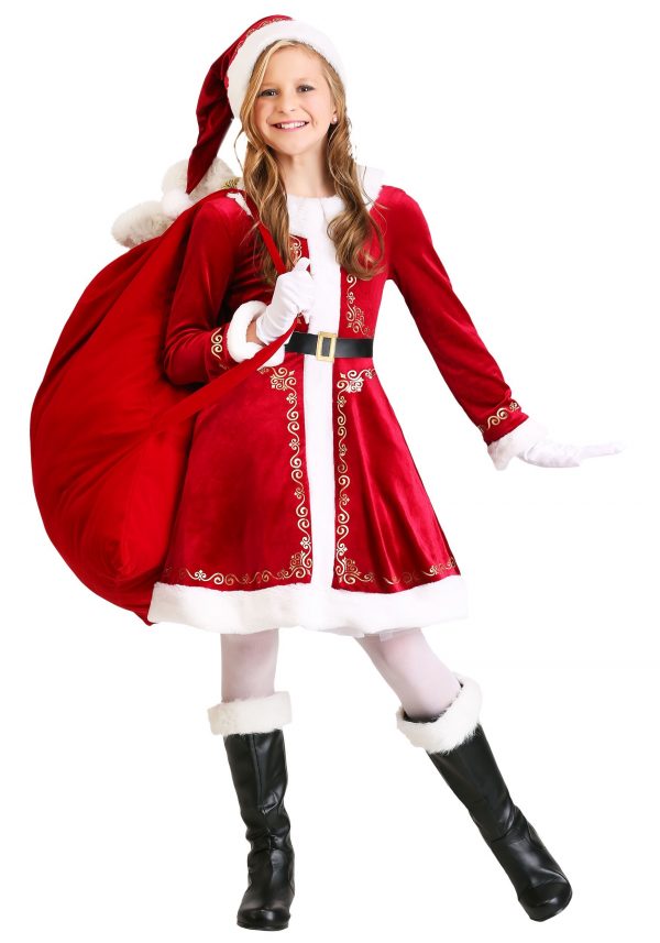 Girl's Santa Costume Dress