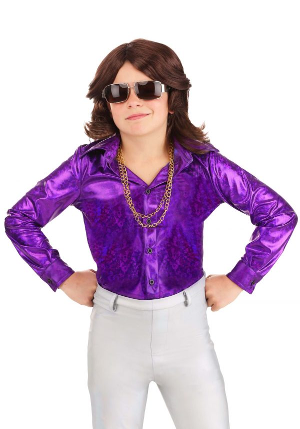 Shattered Glass Disco Shirt for Kids