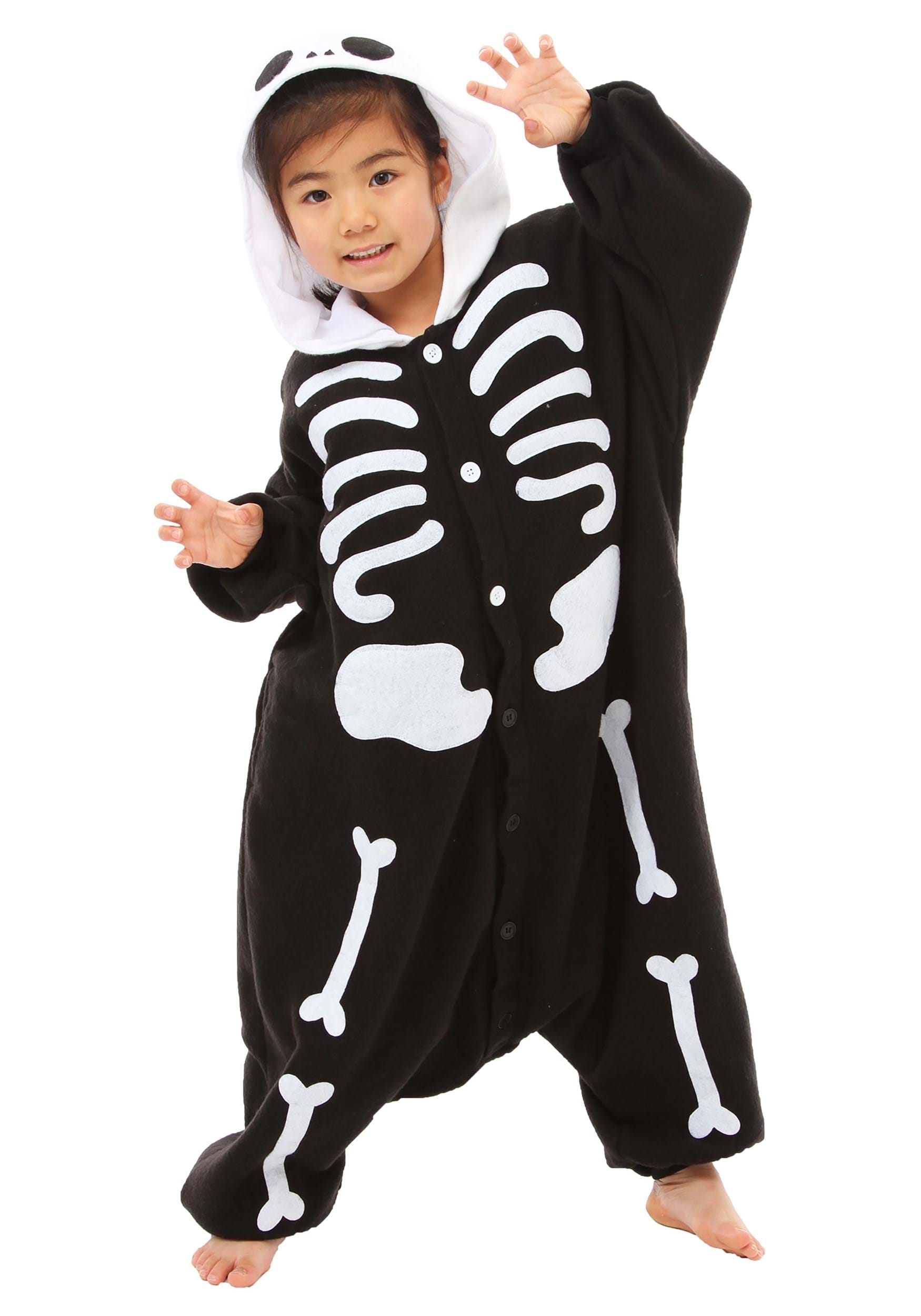Skeleton Kids Costume Kigurumi