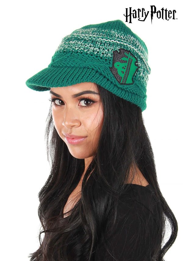 Slytherin Knit Brim Cap