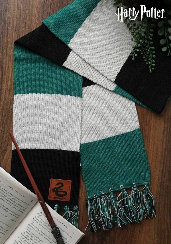 Slytherin Patch Striped Scarf