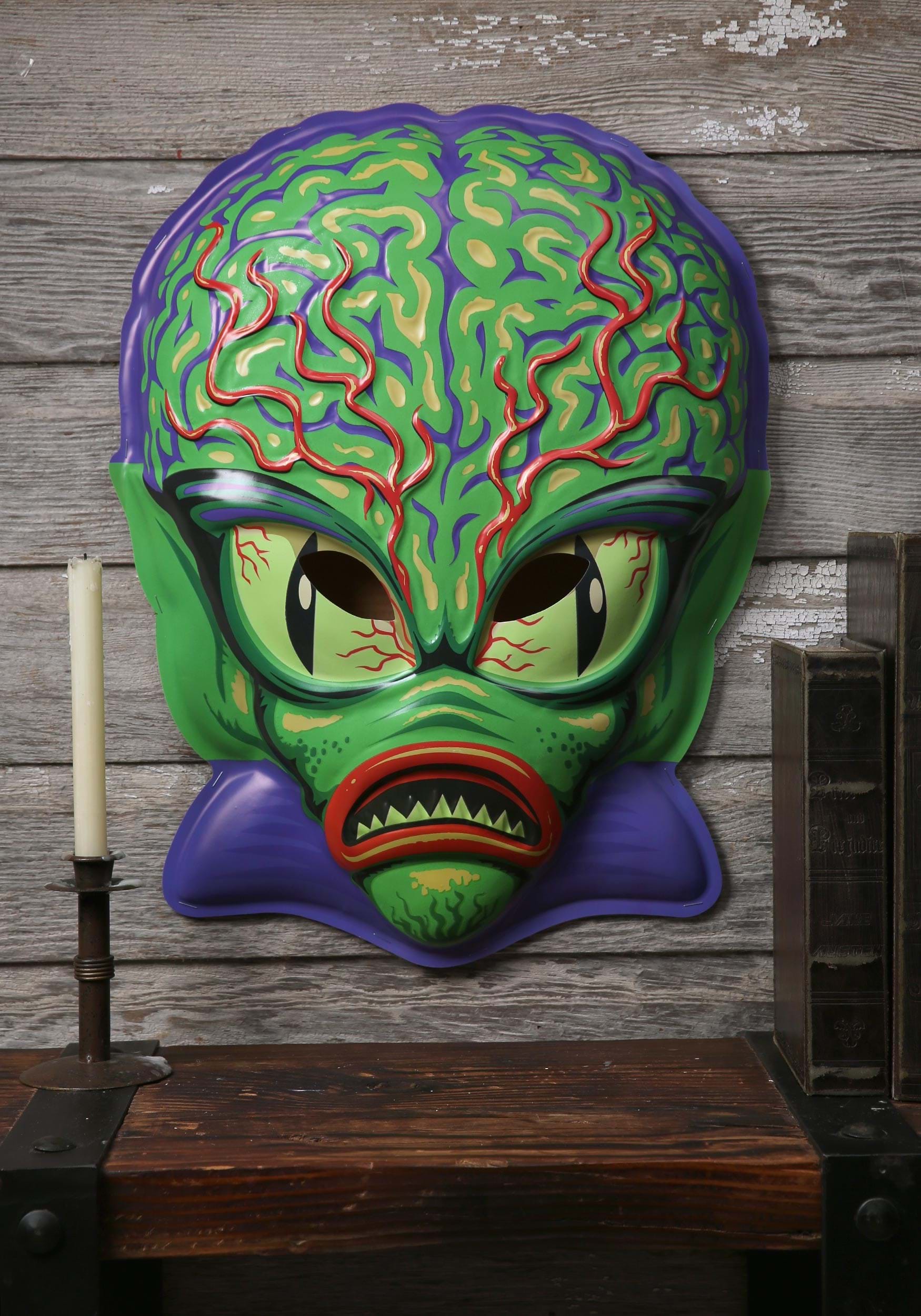 Space Invader Vacuform Mask 23" Wall Hanger Decoration