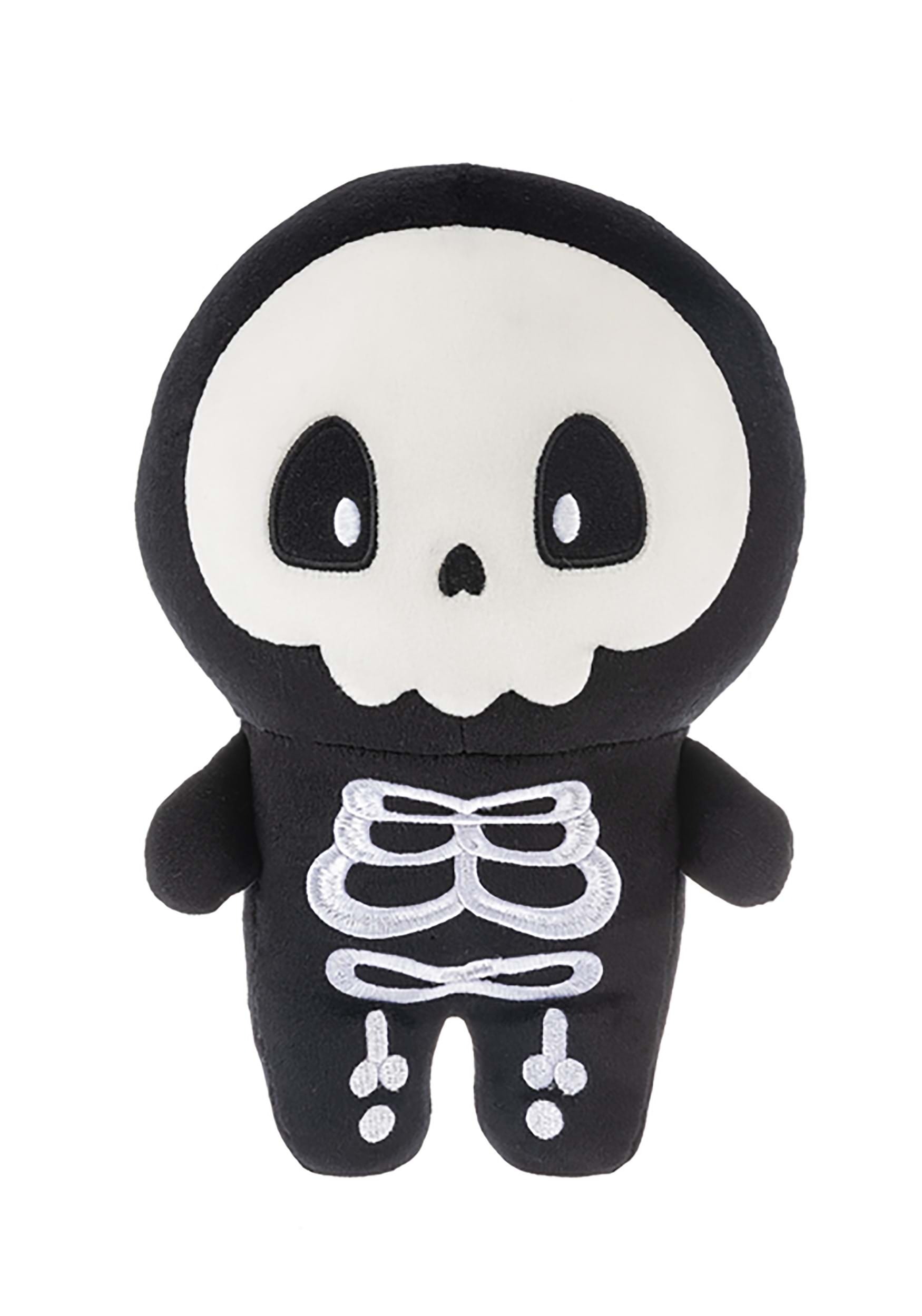 Squishy Skully Skeleton Decorative Accent Pillow