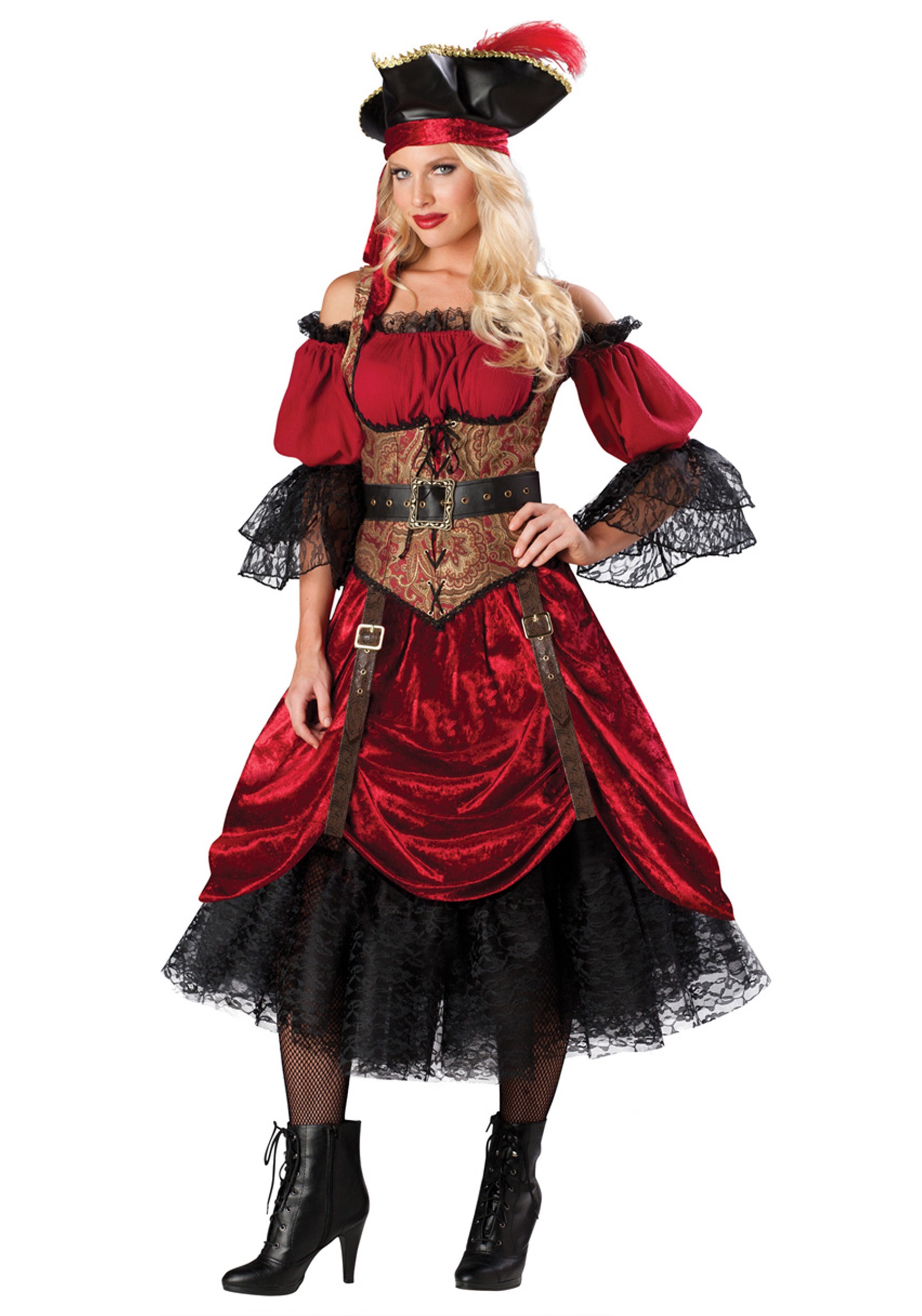 Swashbucklin’ Scarlet Costume for Women