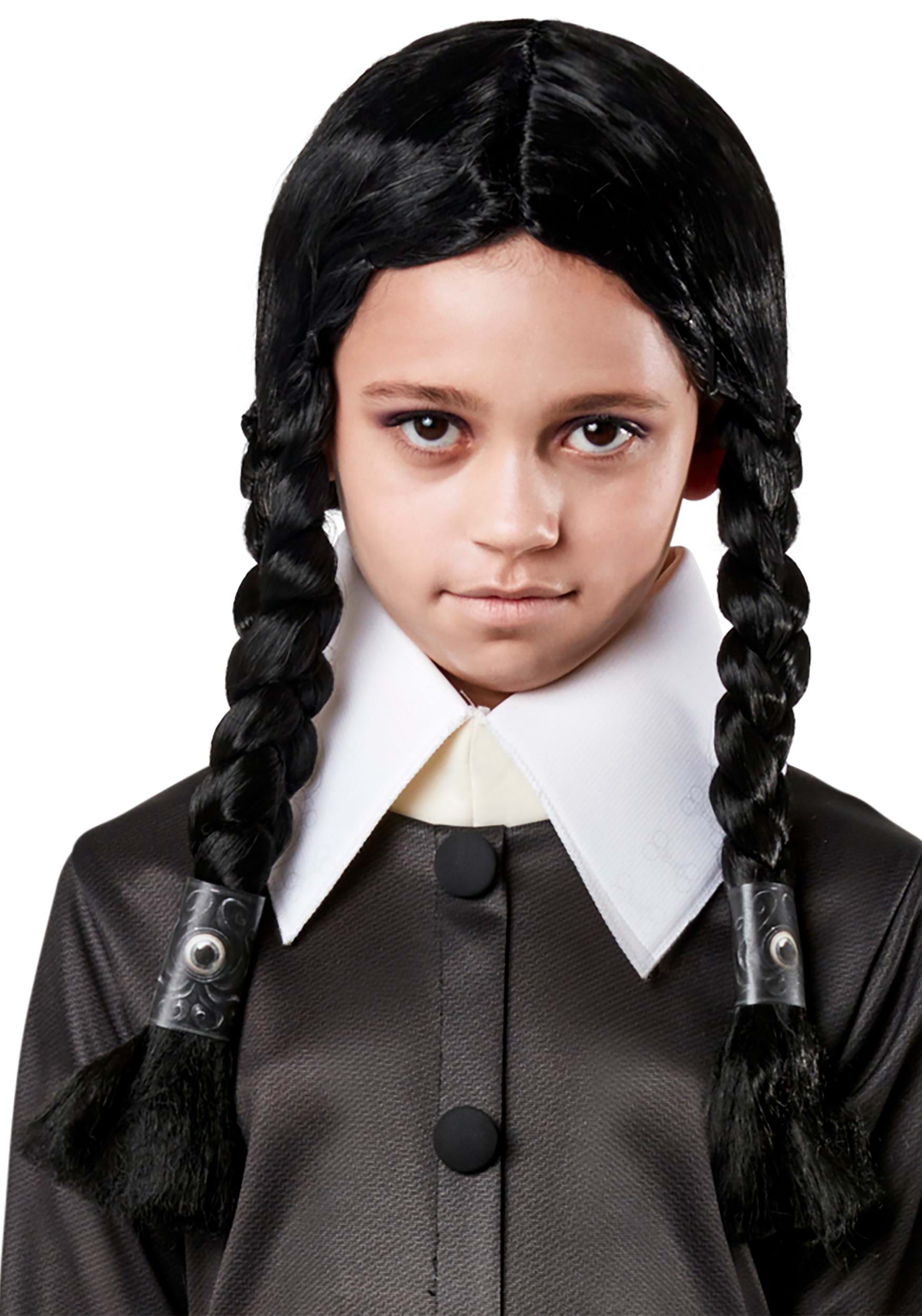 The Adams Family 2 Wednesday Kid’s Wig with Braids