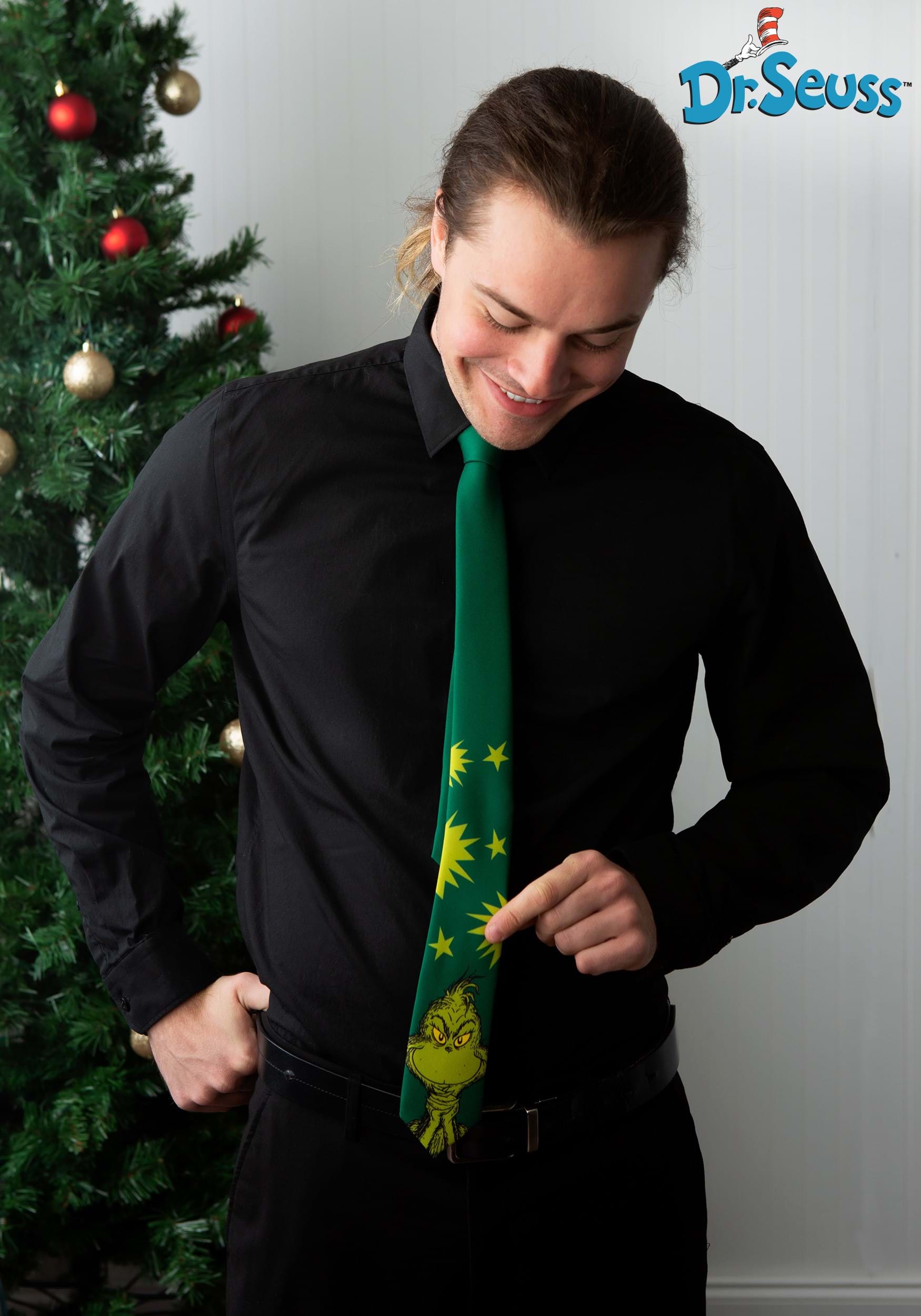 The Grinch Character Necktie for Adults
