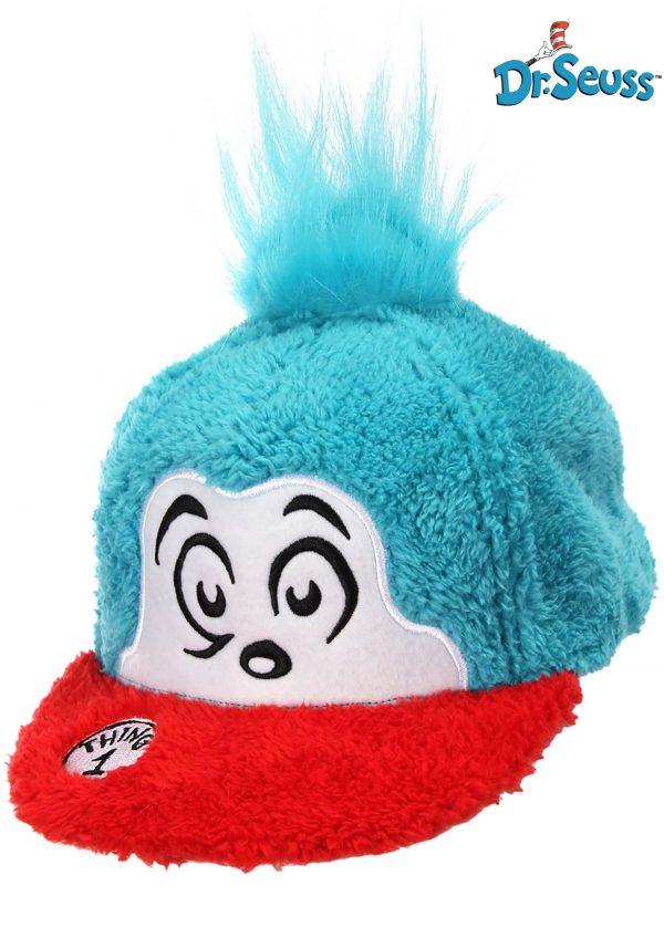 Thing 1 Fuzzy Cap