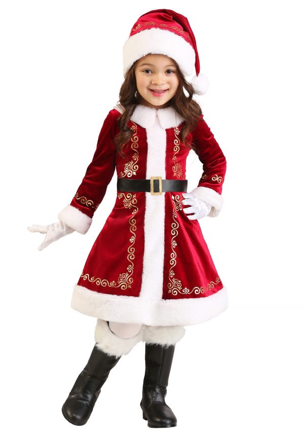 Toddler's Santa Dress Costume