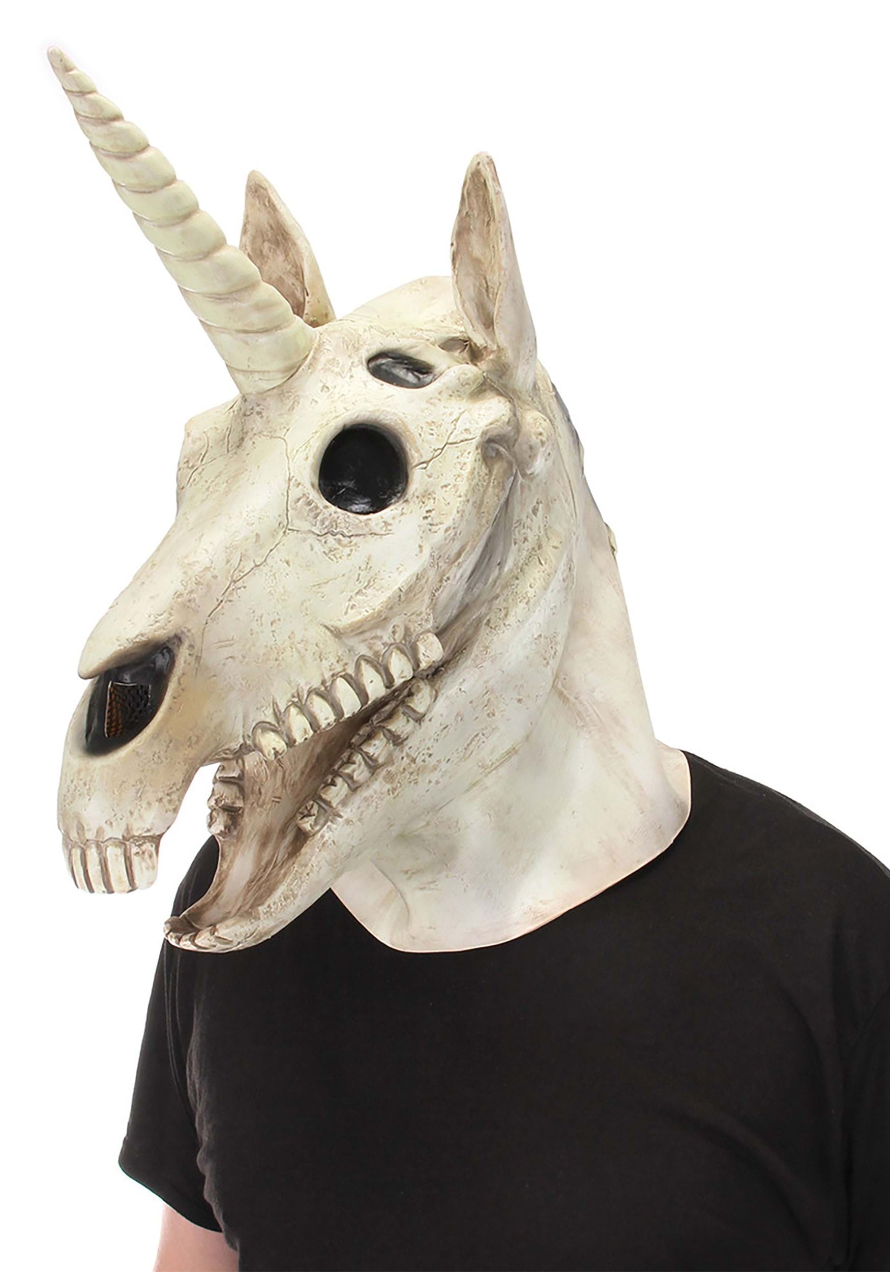 Unicorn Mouth Mover Skull Mask