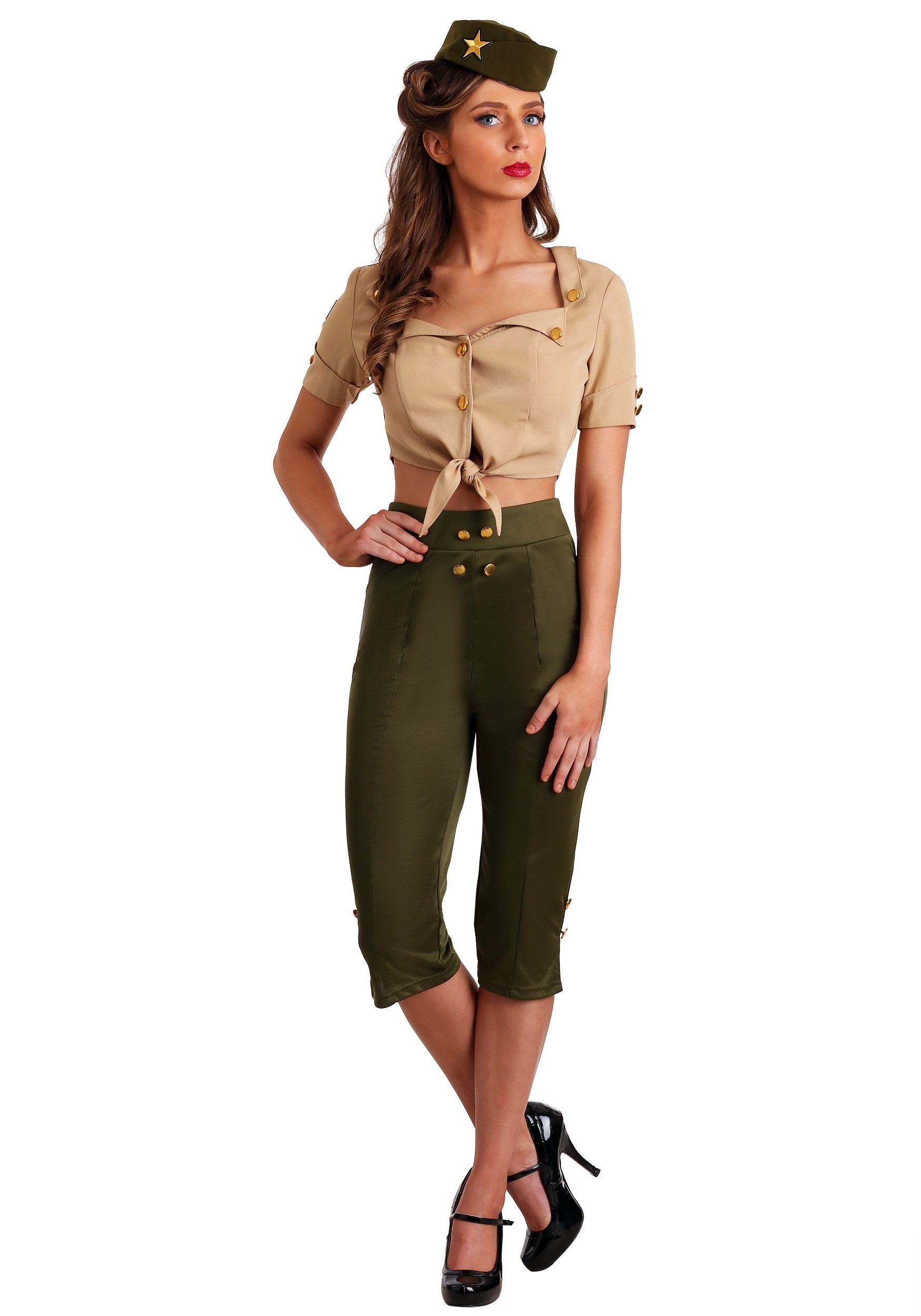 Vintage Pin Up Soldier Women’s Costume