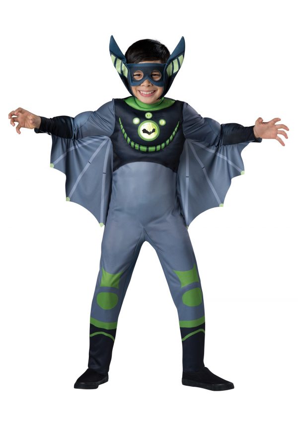 Wild Kratts Green Bat Boy's Costume