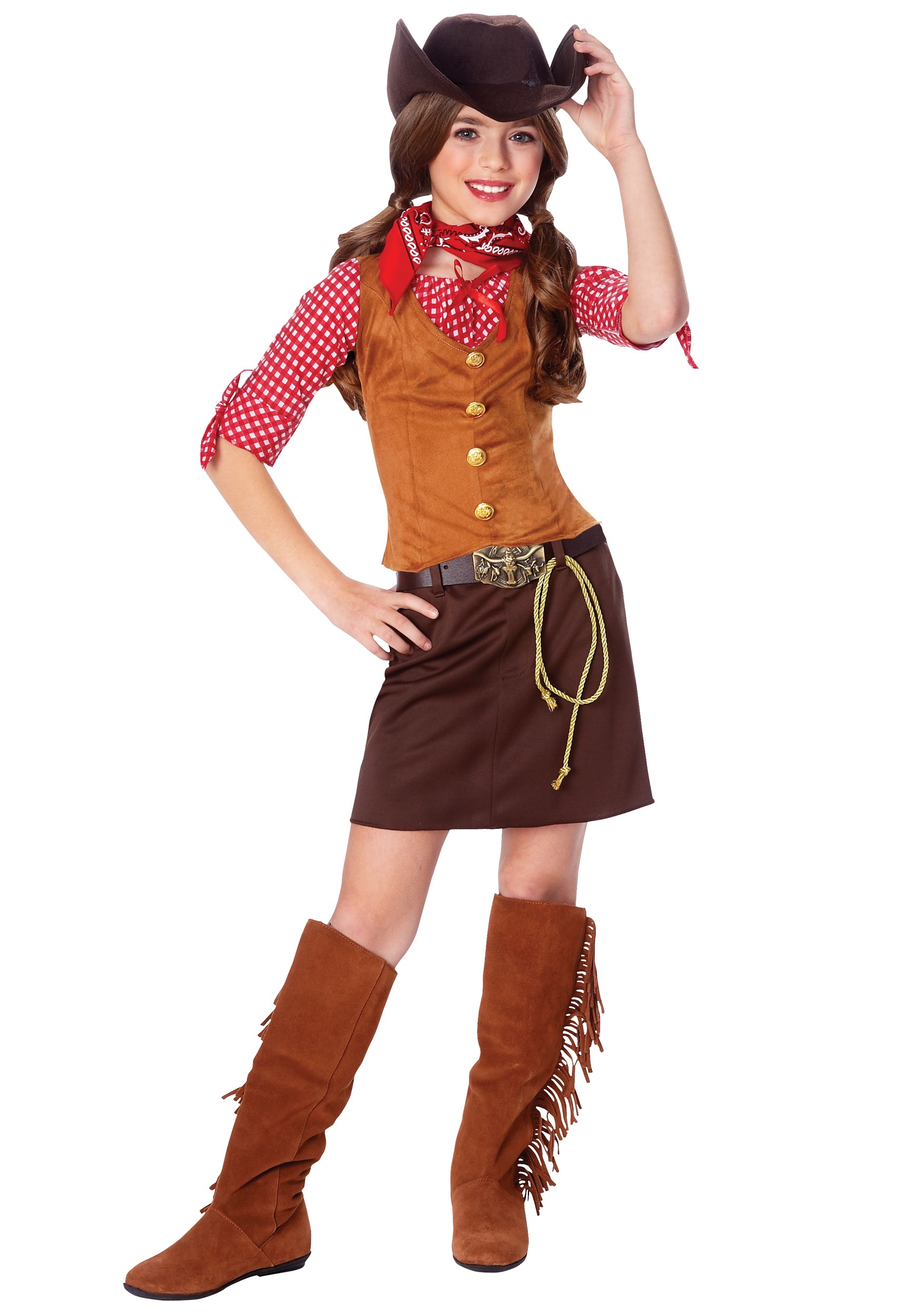 Wild West Girl's Gun Slinger Costume