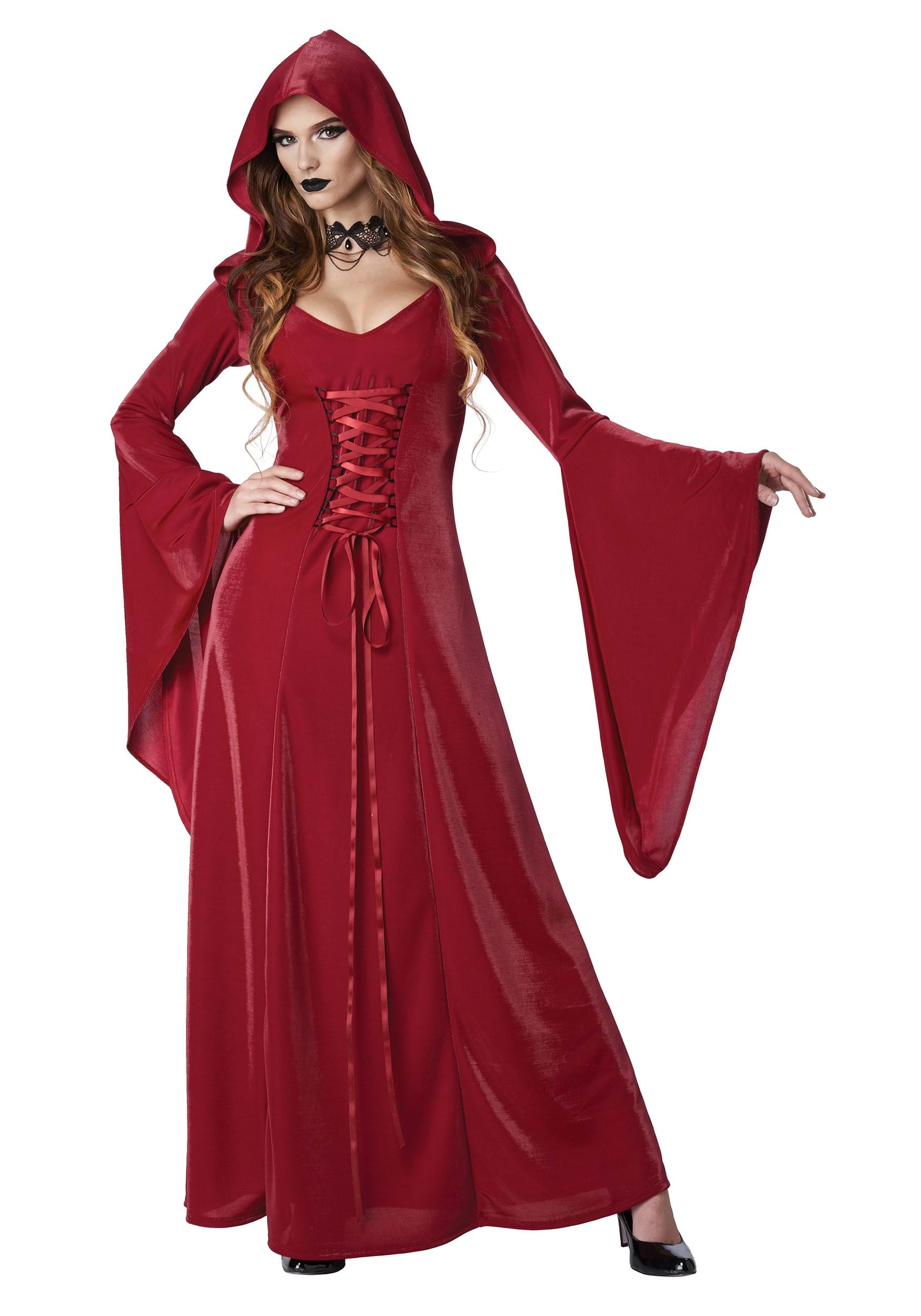 Women’s Crimson Robe Adult Costume