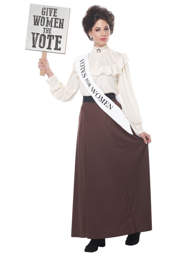 Women's English Suffragette Costume