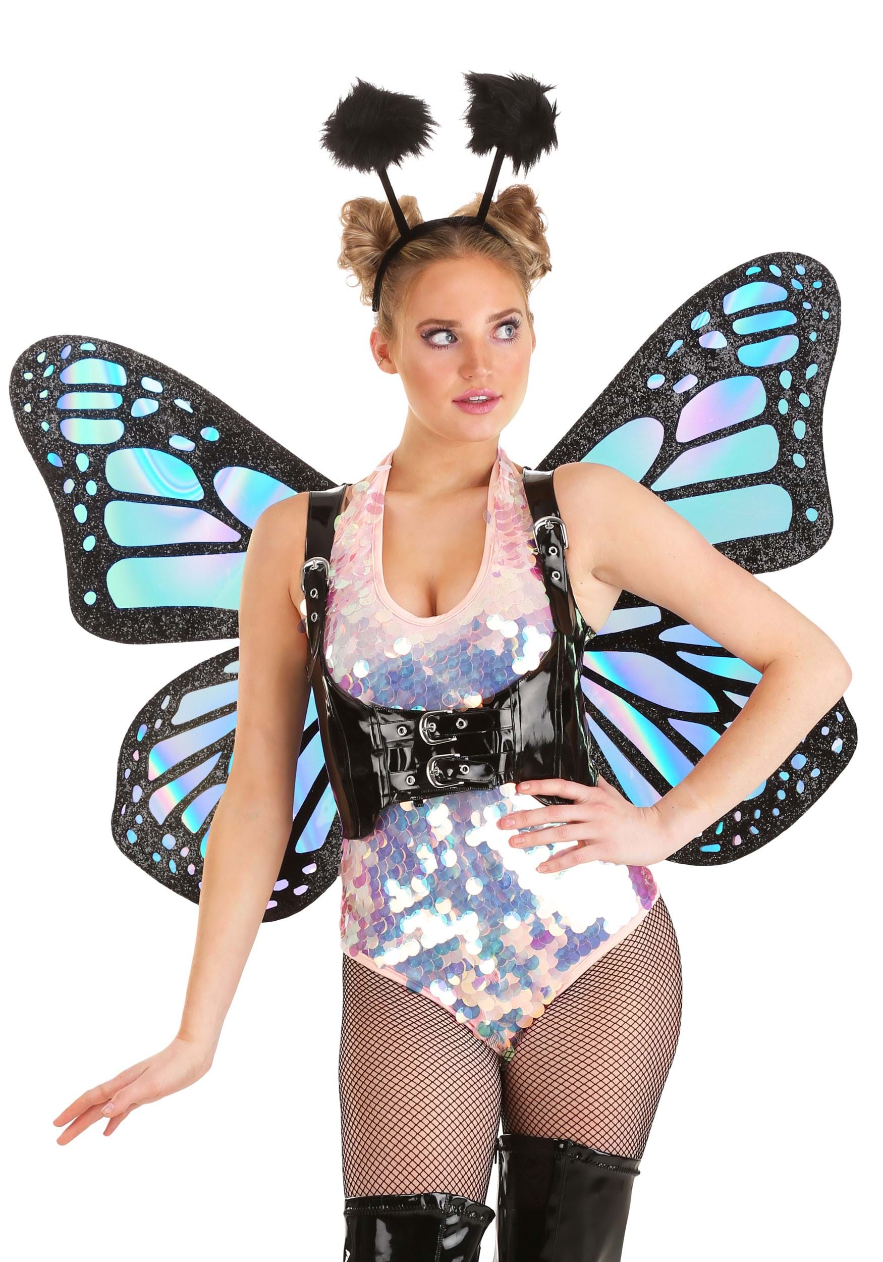 Women’s Holographic Butterfly Wings