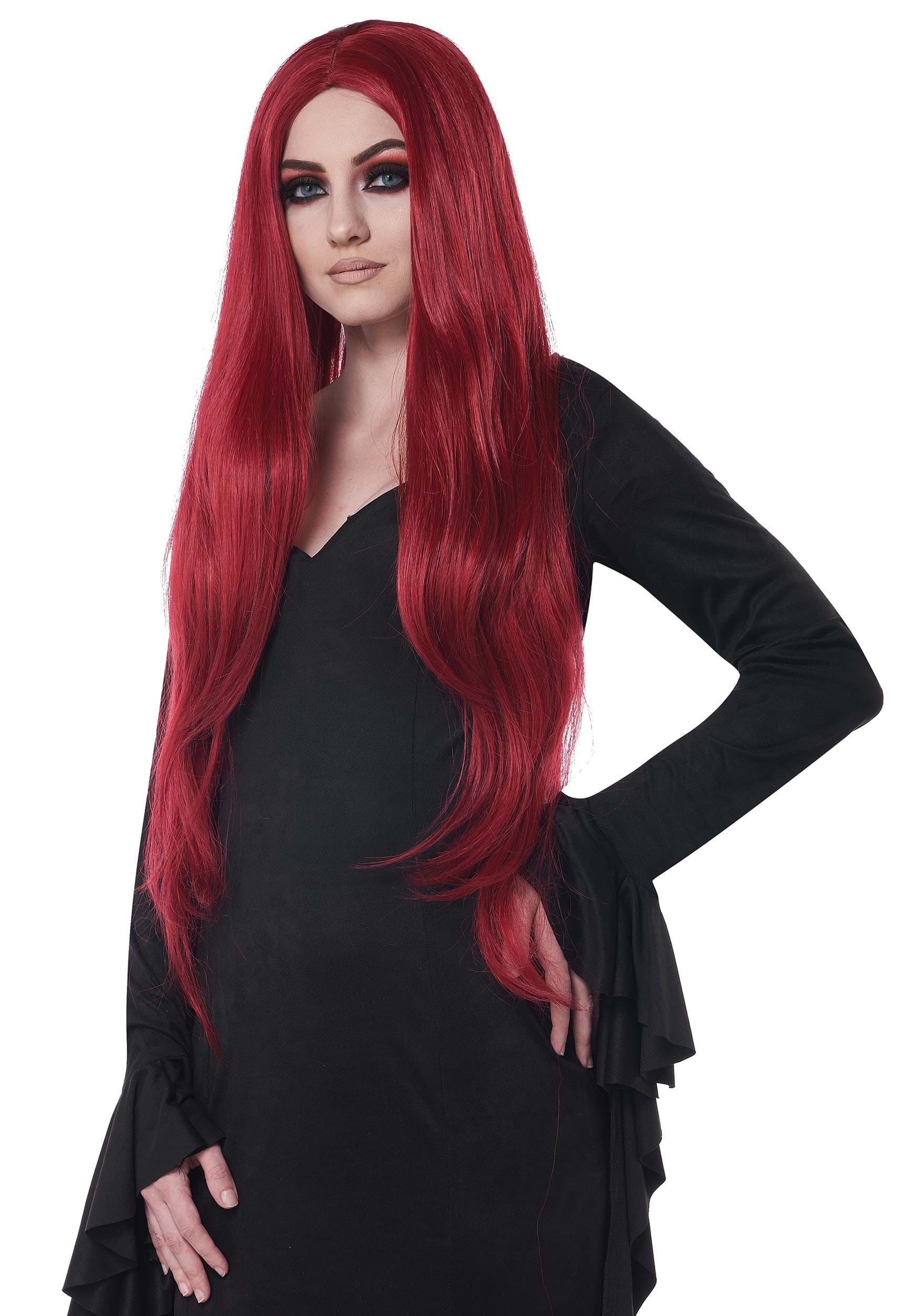 Women’s Long Dark Red Wig