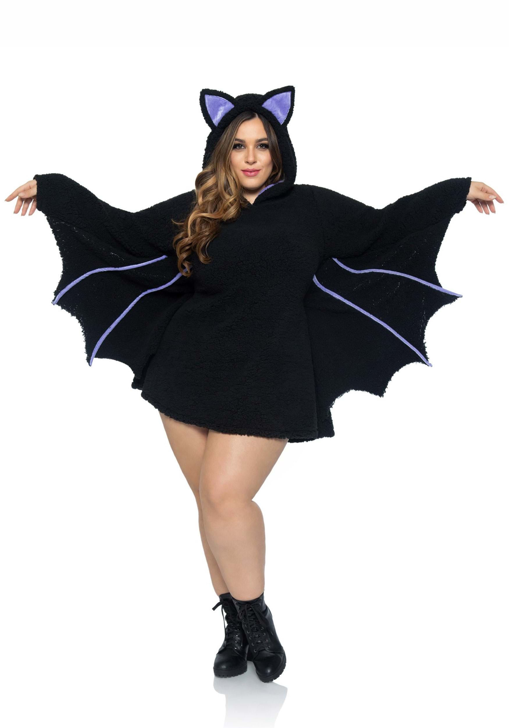 Women's Plus Size Moonlight Bat Costume