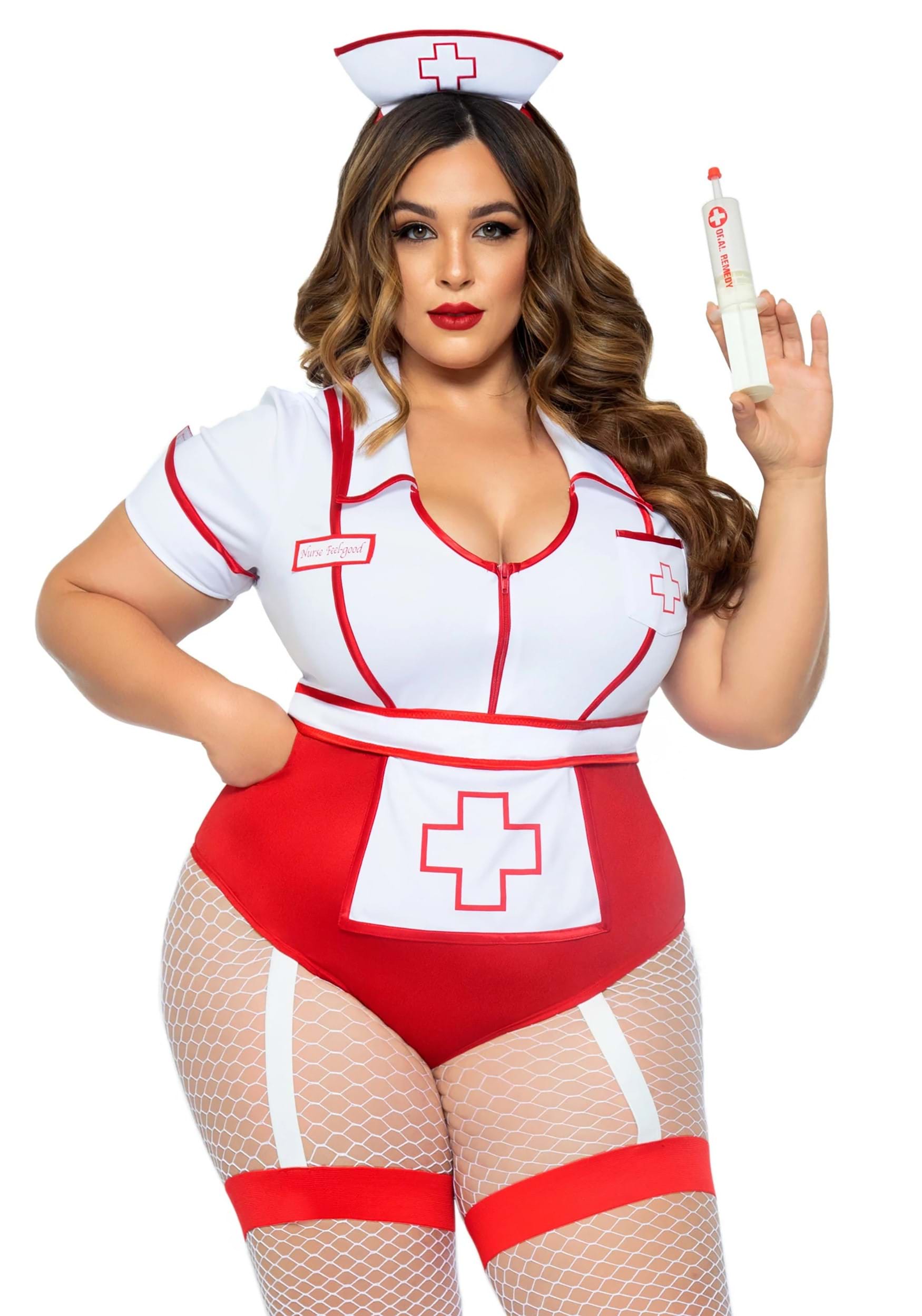 Women’s Plus Size Feelgood Nurse Costume