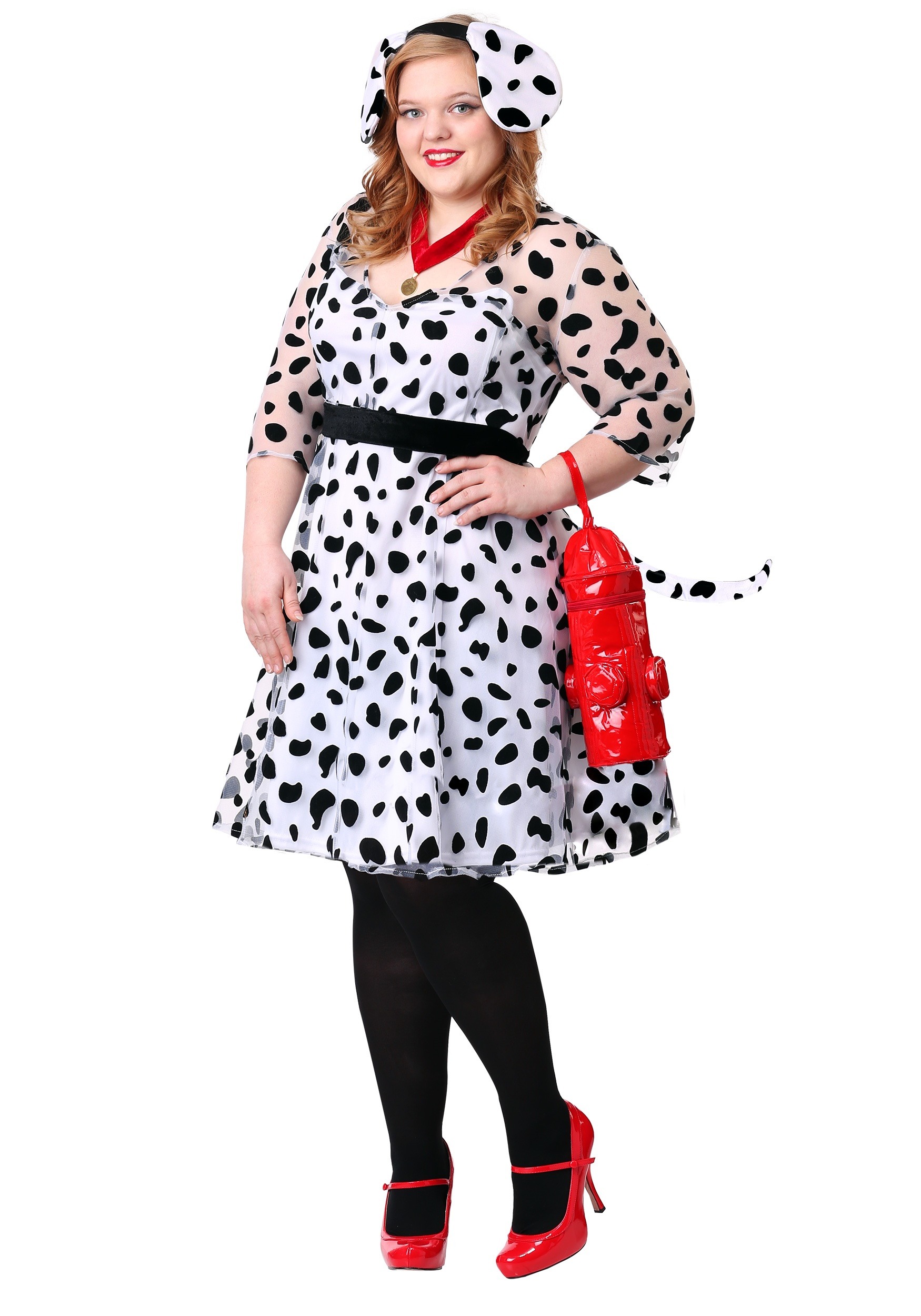 Plus Size Women's Dressy Dalmatian Costume