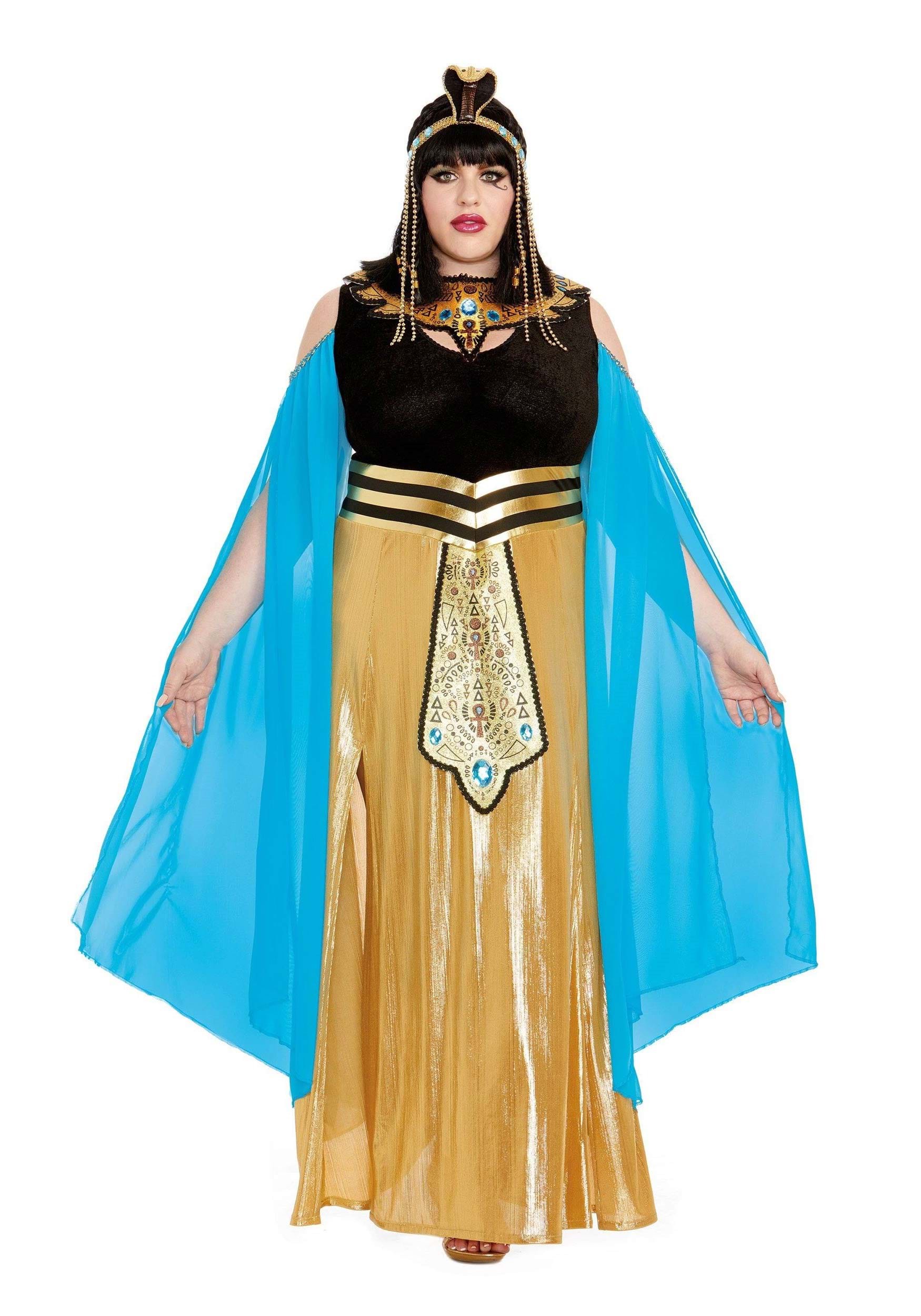 Women's Plus Size Queen Cleopatra Adult Costume