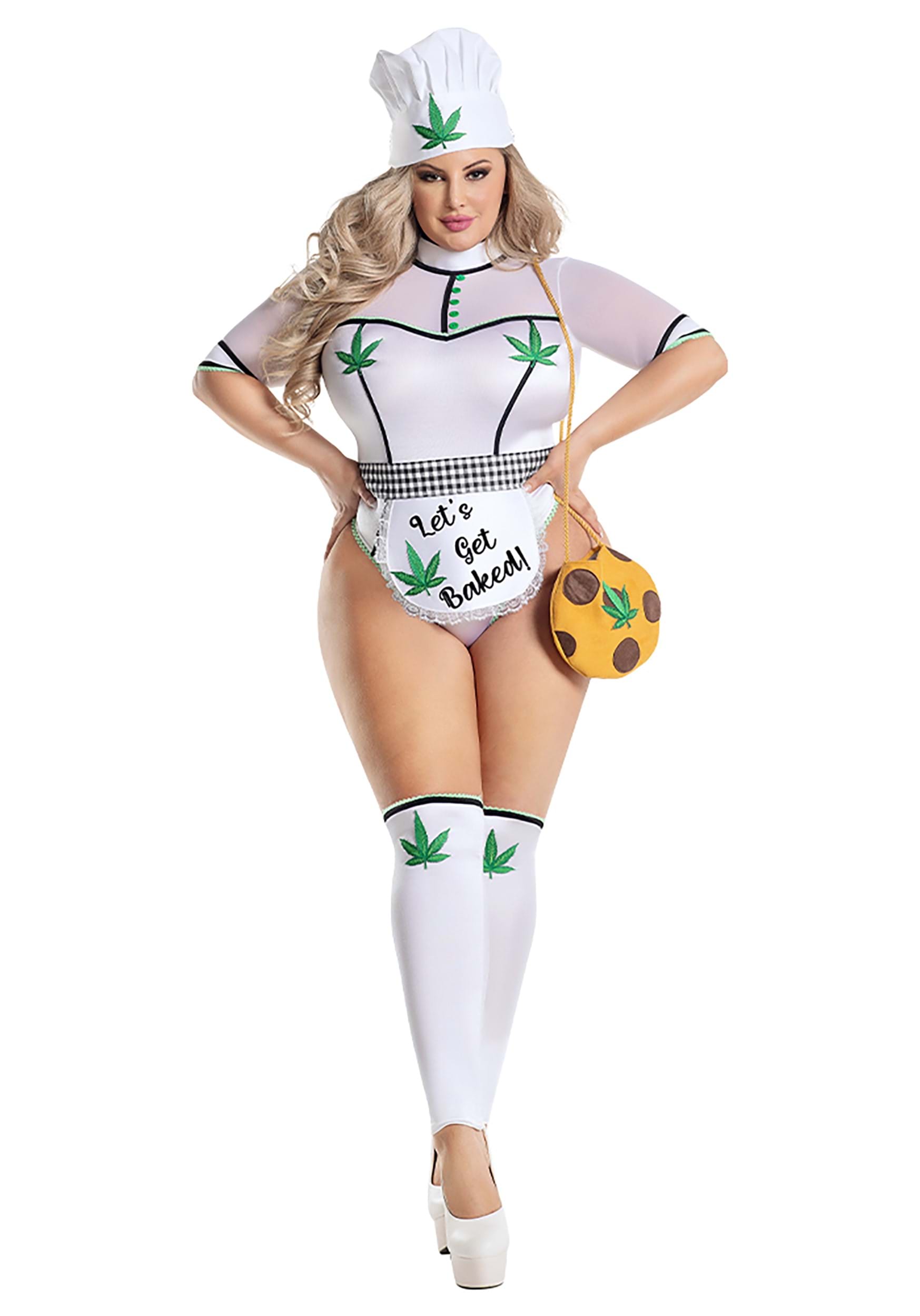 Plus Size Baked Chef Women's Costume