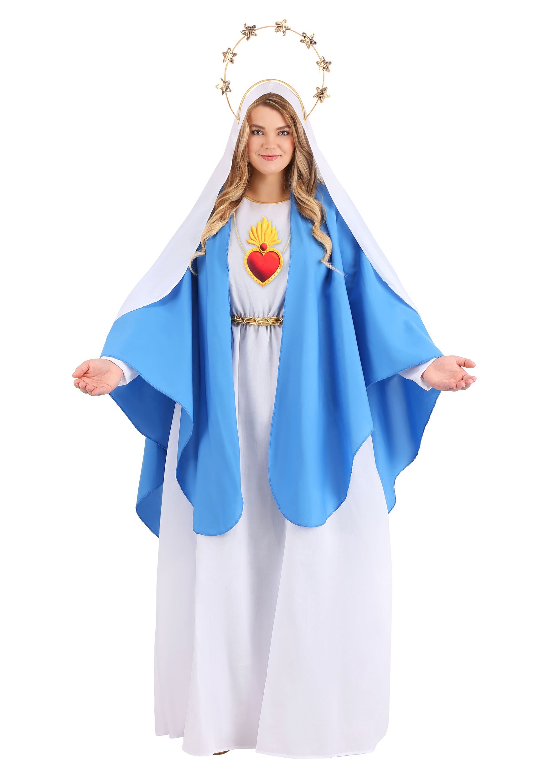 Women’s Plus Size Nativity Mary Costume