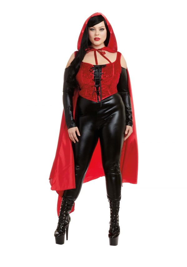 Women's Plus Size Seductive Red Costume