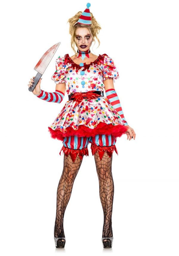 Women's Scary Clown Costume