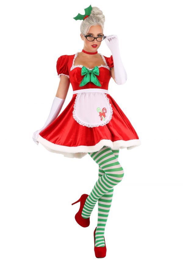 Women's Sexy Classic Mrs. Claus Costume