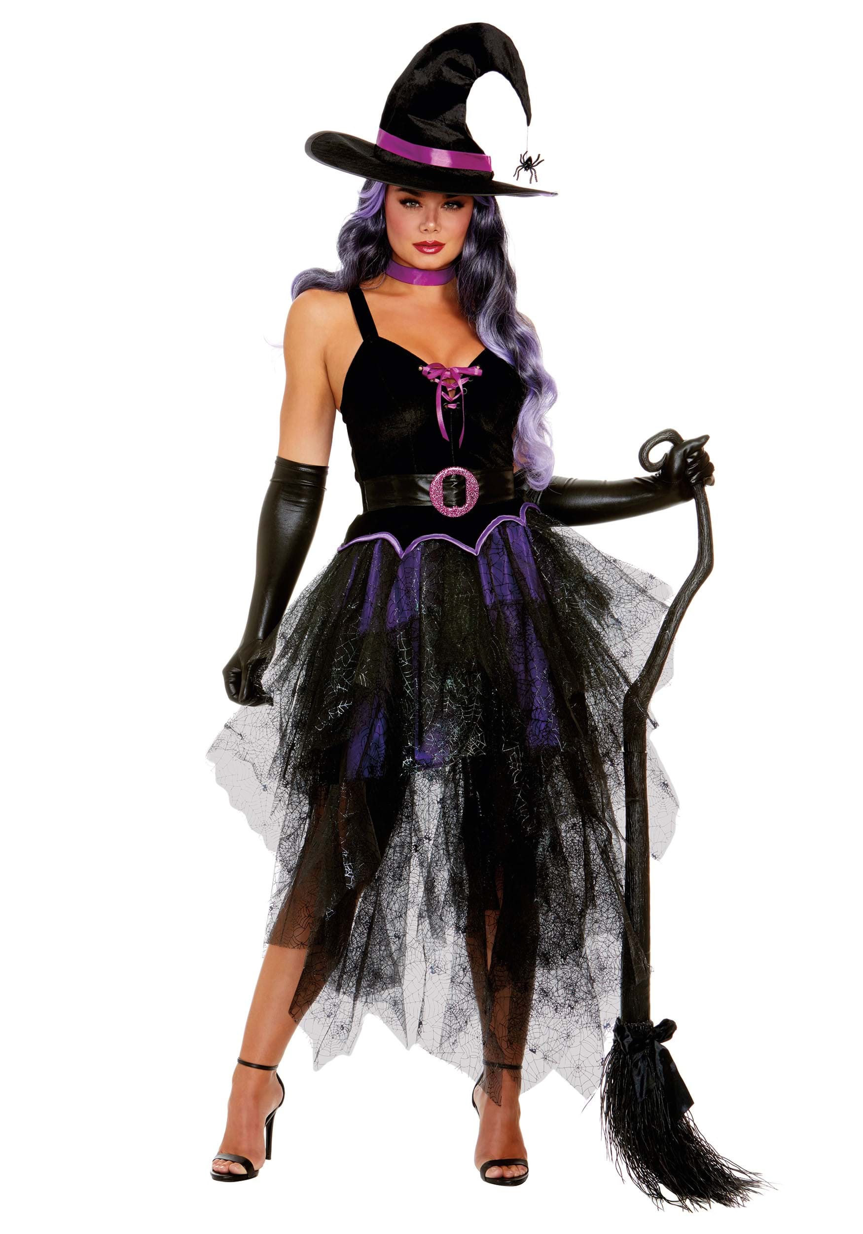 Women’s Sexy Purple Witch Costume