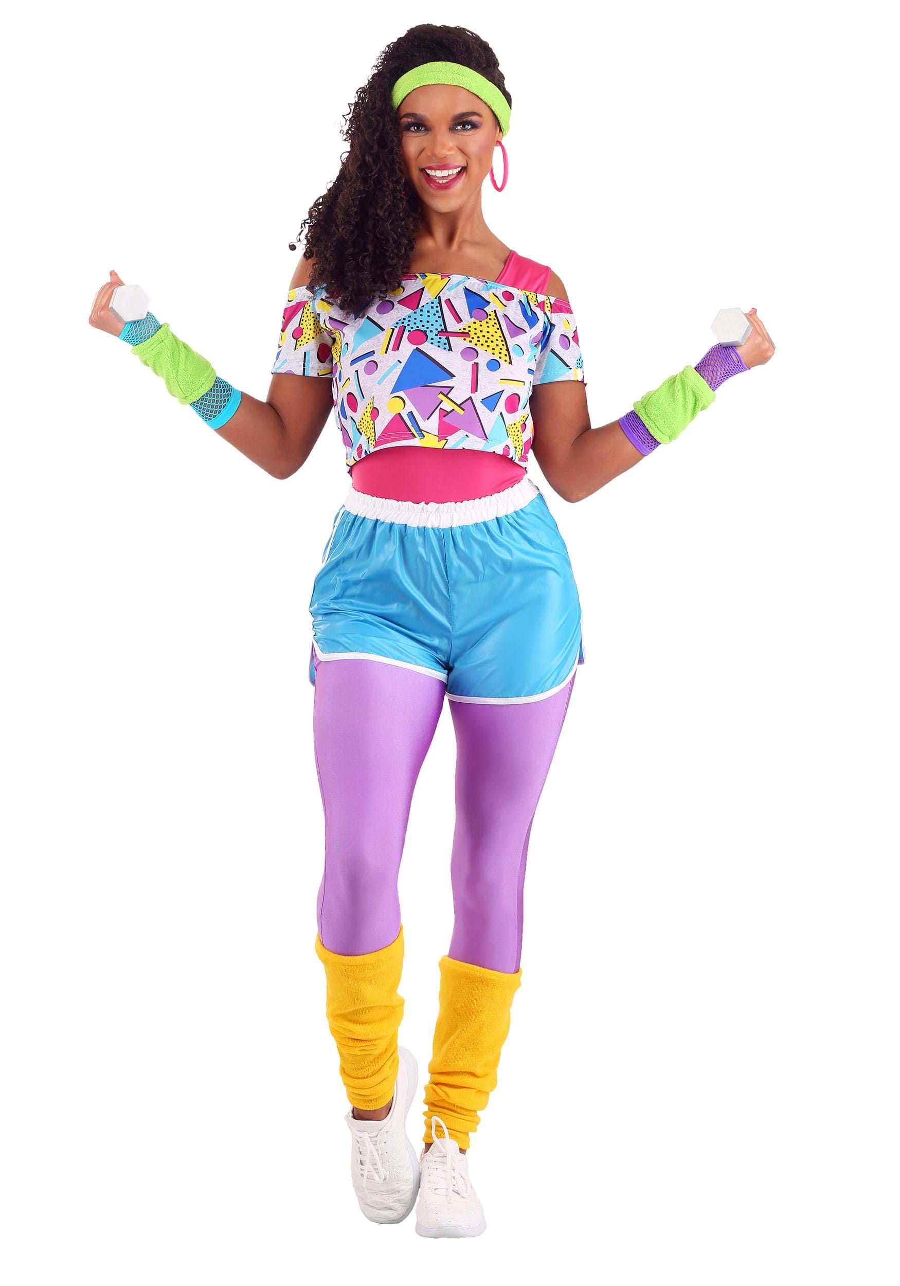 Women’s Work It Out 80s Costume